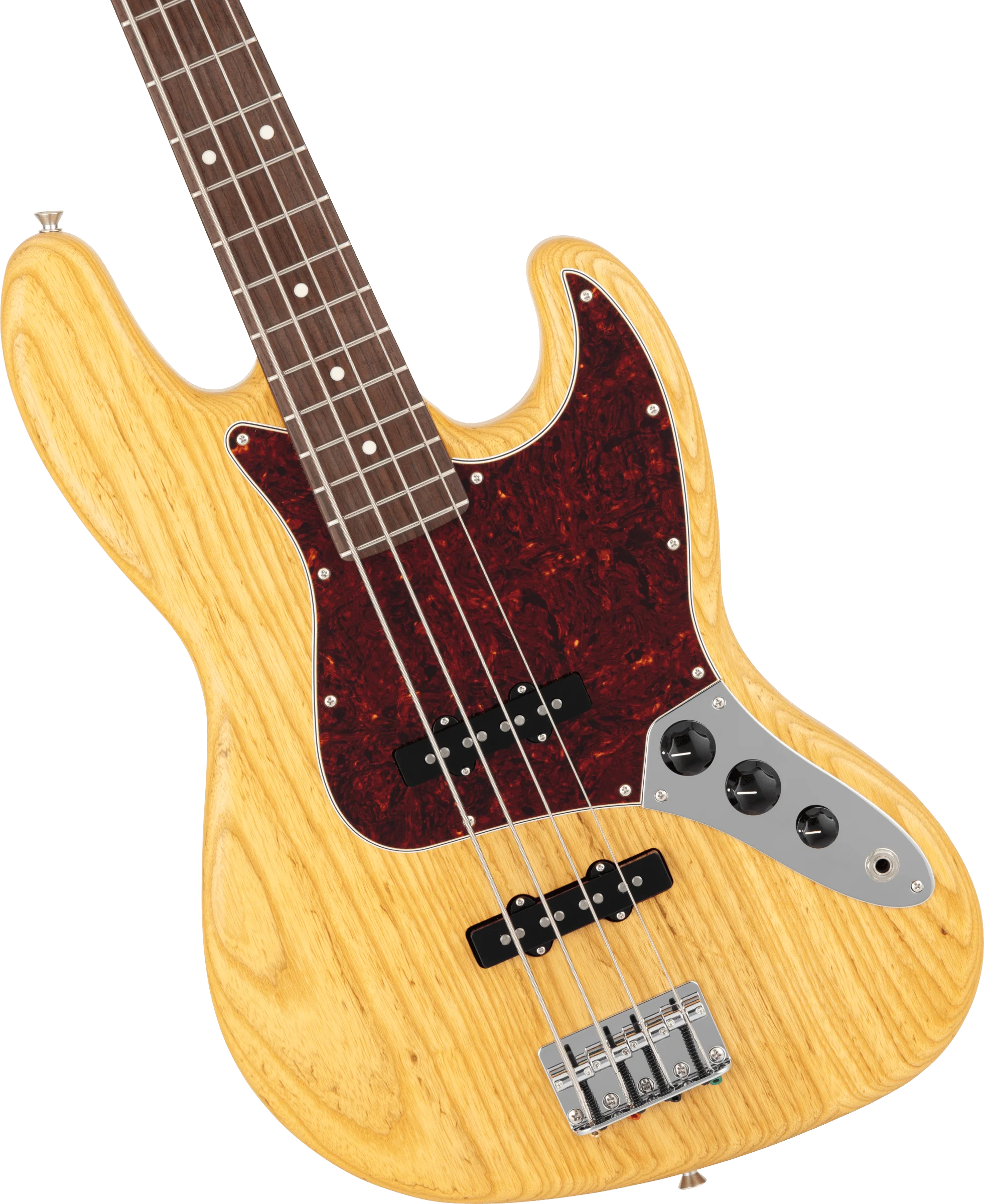 Fender Made in Japan Limited Jazz Bass Raw Ash - Vintage Natural - Image 6