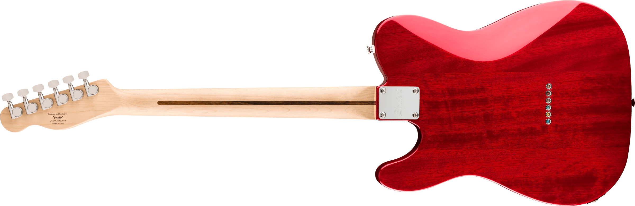 Fender Squier Affinity Series Telecaster FMT SH - Crimson Red Transparent - Image 5