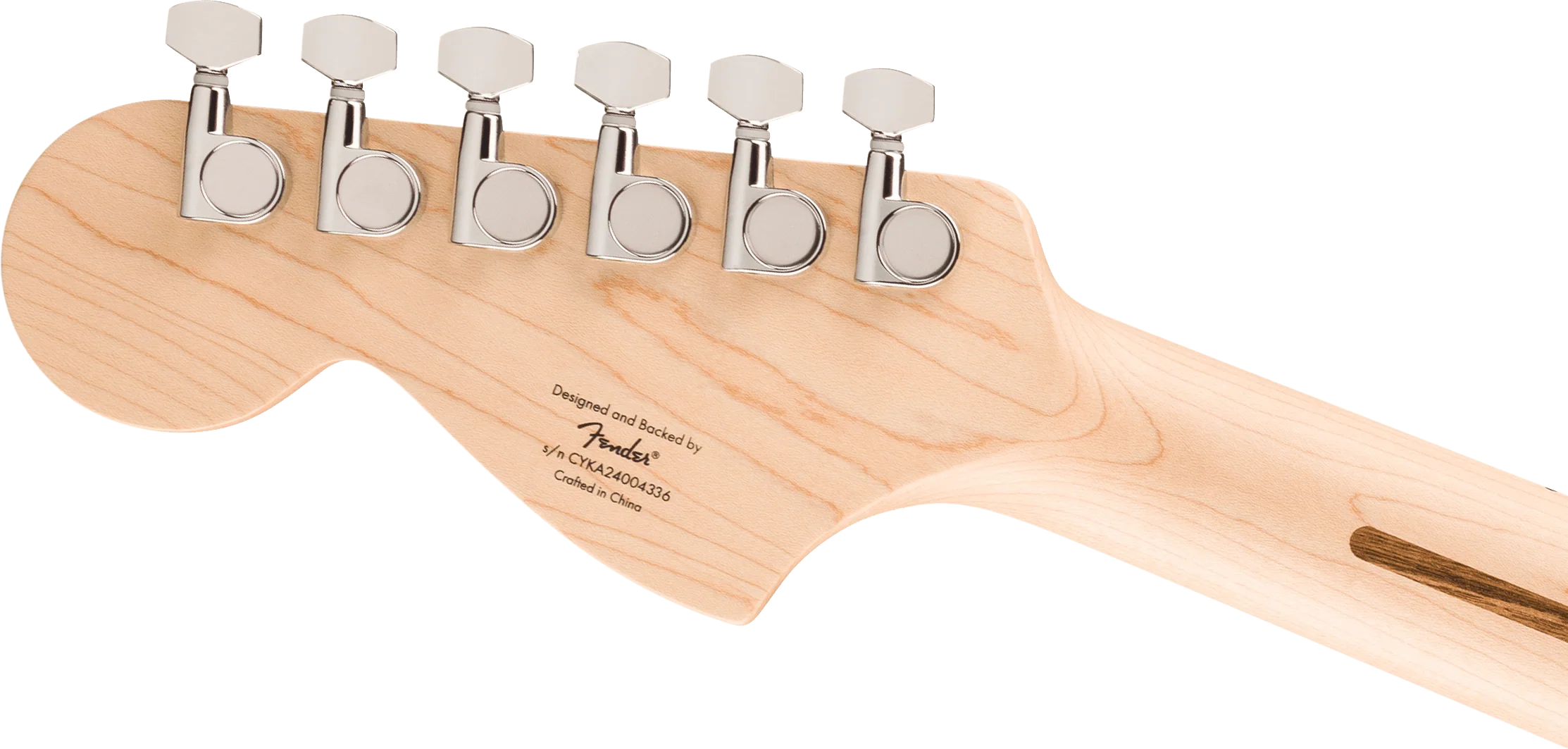 Fender Squier Affinity Series Jaguar, Maple Fingerboard, White Pickguard, Mystic Metallic Brown - Image 3