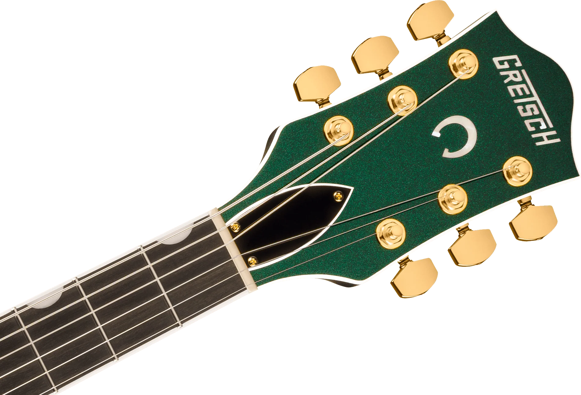 Gretsch Nashville Hollow Body with String-Thru Bigsby and Gold Hardware, Ebony Fingerboard - Cadillac Green - Image 5
