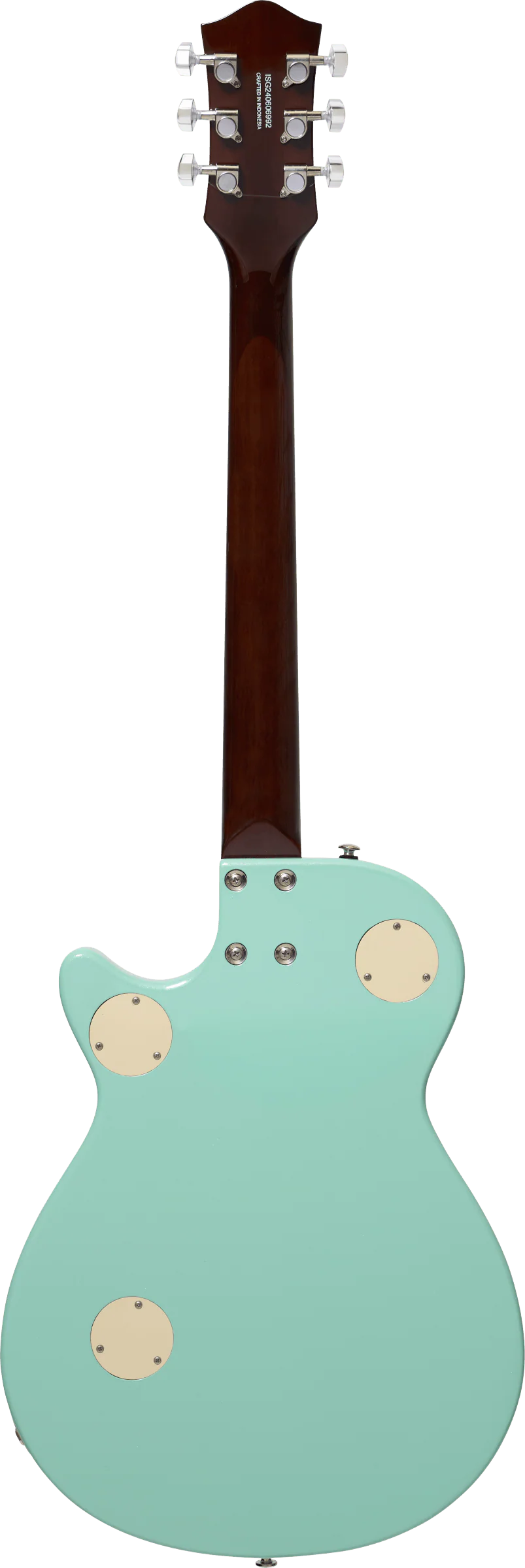 Gretsch Streamliner Jet Club Single-Cut with Wraparound, Laurel Fingerboard, Mint Metallic - Image 3