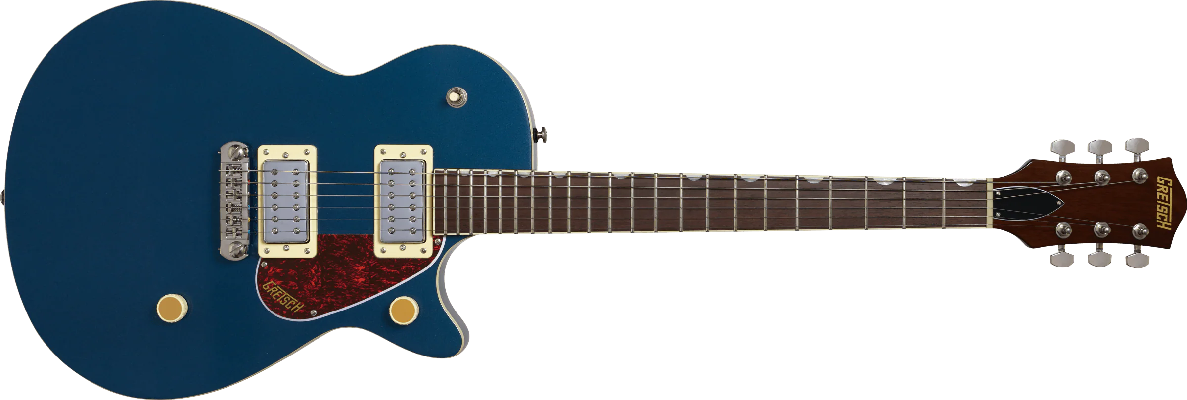 Gretsch Streamliner Jet Club Single-Cut with Wraparound, Laurel Fingerboard, Dark Denim - Image 2