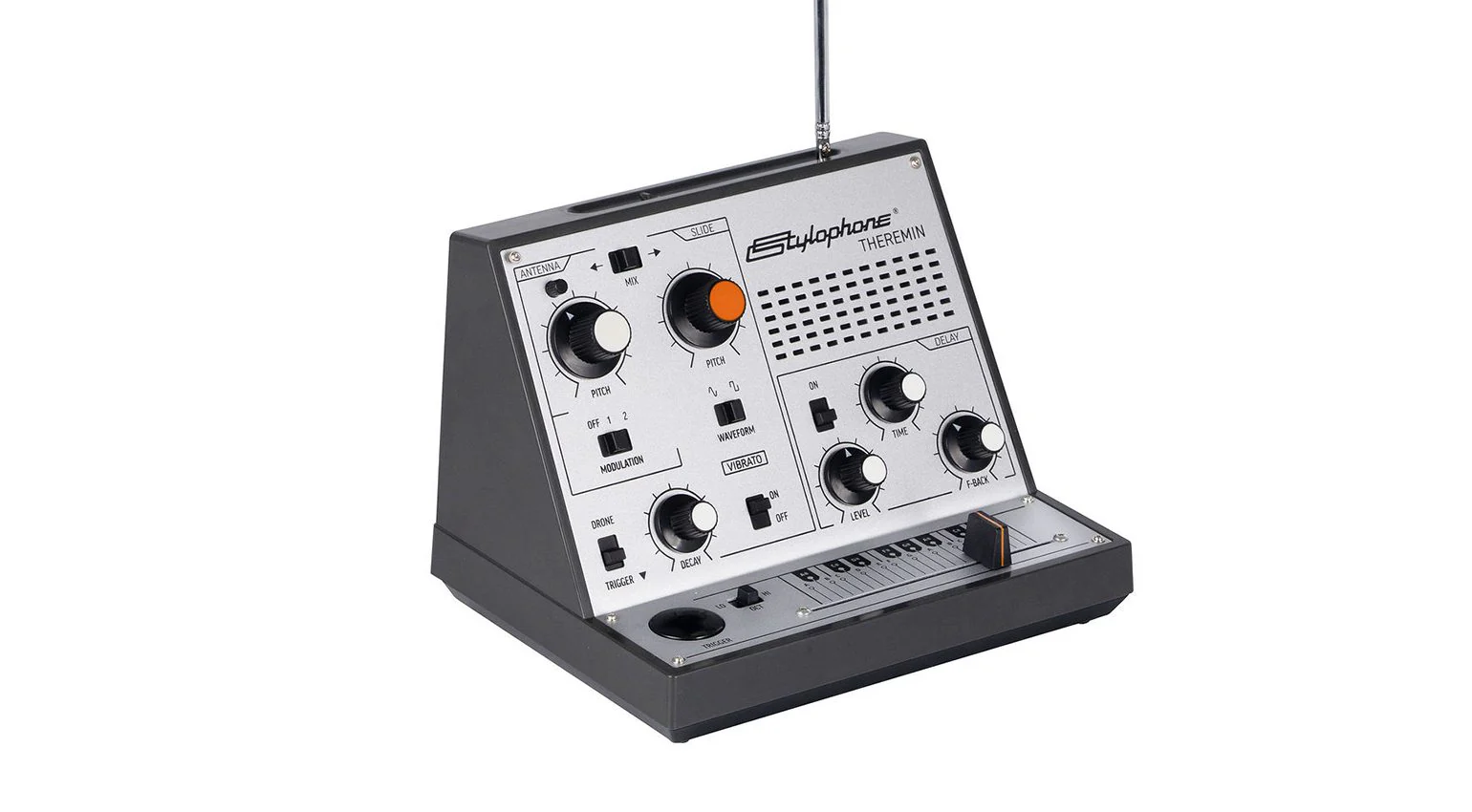 Dübreq Stylophone Theremin Portable Touch Sensitive Synthesizer - Image 4