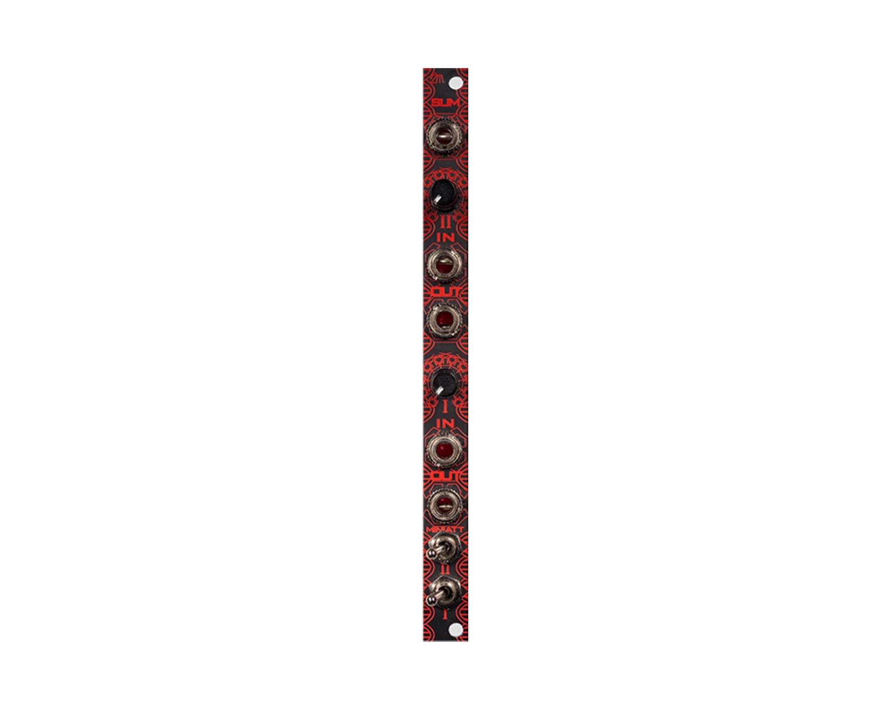 Żłob Modular Miniatt Eurorack Dual Mute Attenuator Module