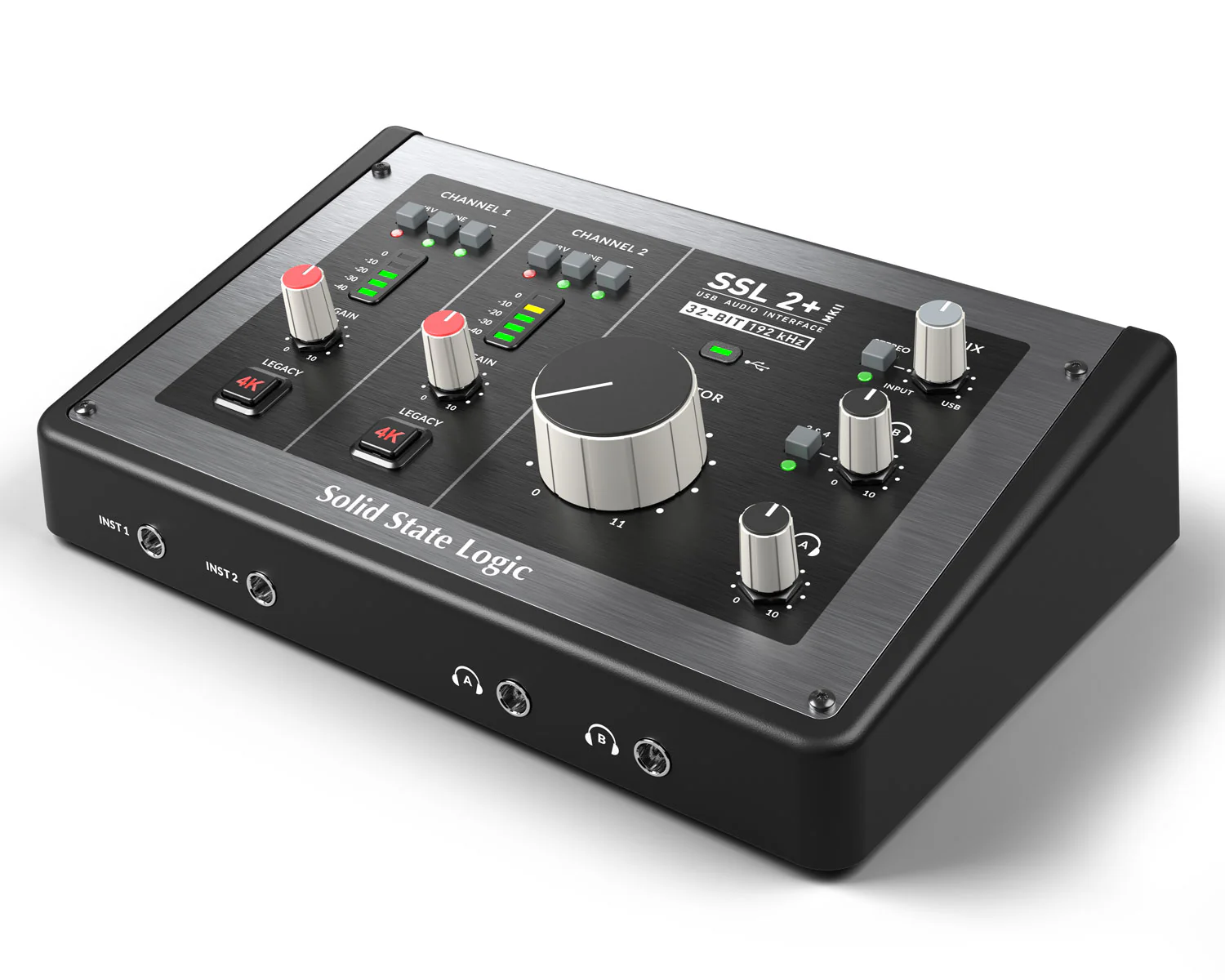 Solid State Logic SSL 2+ MKII Two Channel Audio Interface + Midi IO