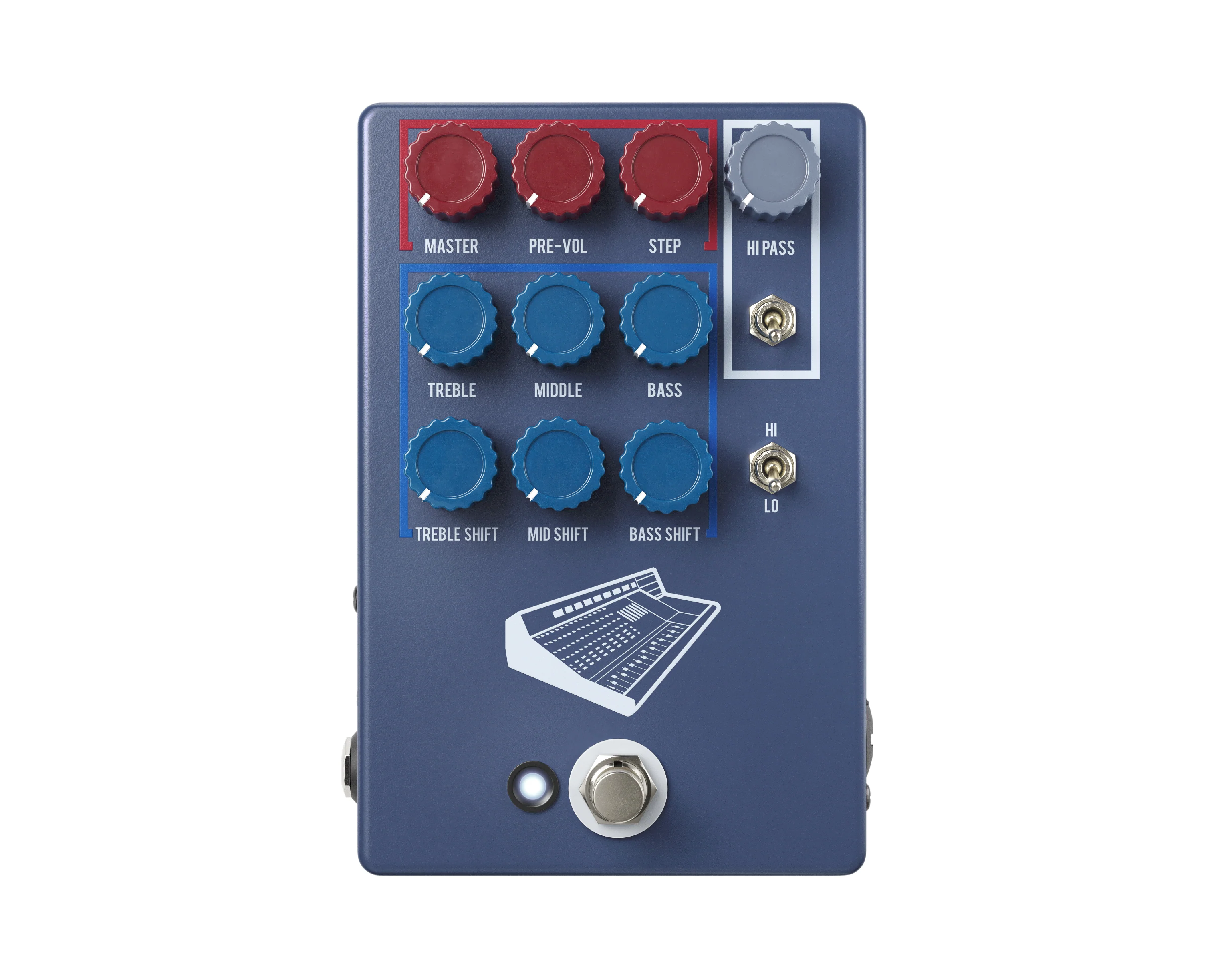 JHS Pedals Colour Box 10 - 10 Year Anniversary Studio-Grade Preamplifier, EQ & Distortion Generator Pedal