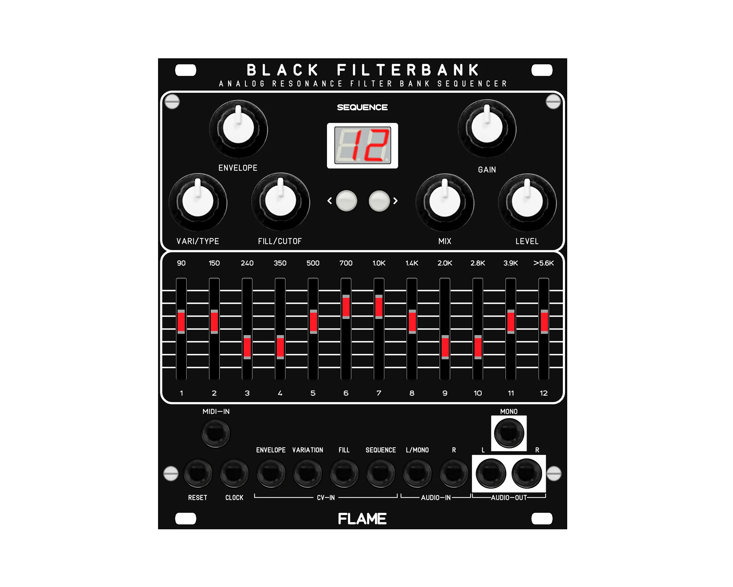 Flame Black Filterbank
