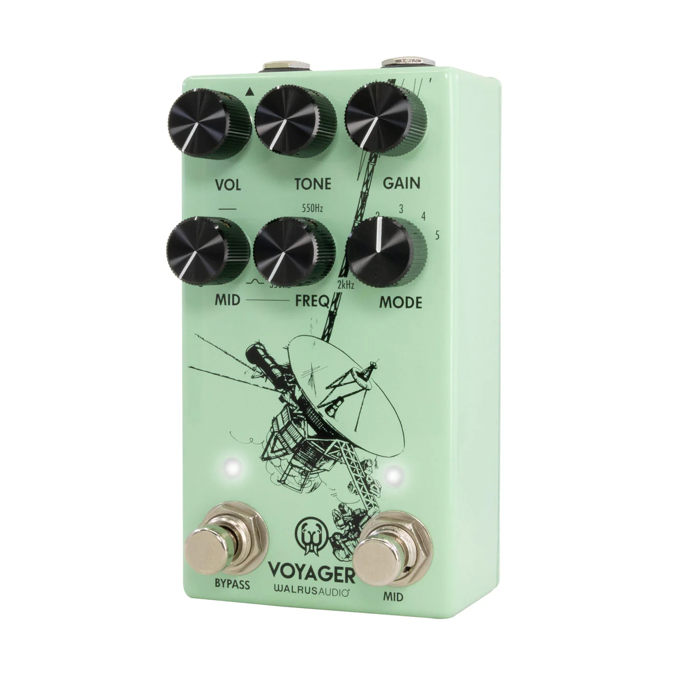 Walrus Audio Voyager Pre-Amp/Overdrive Mk II (Sea Foam) - Image 3