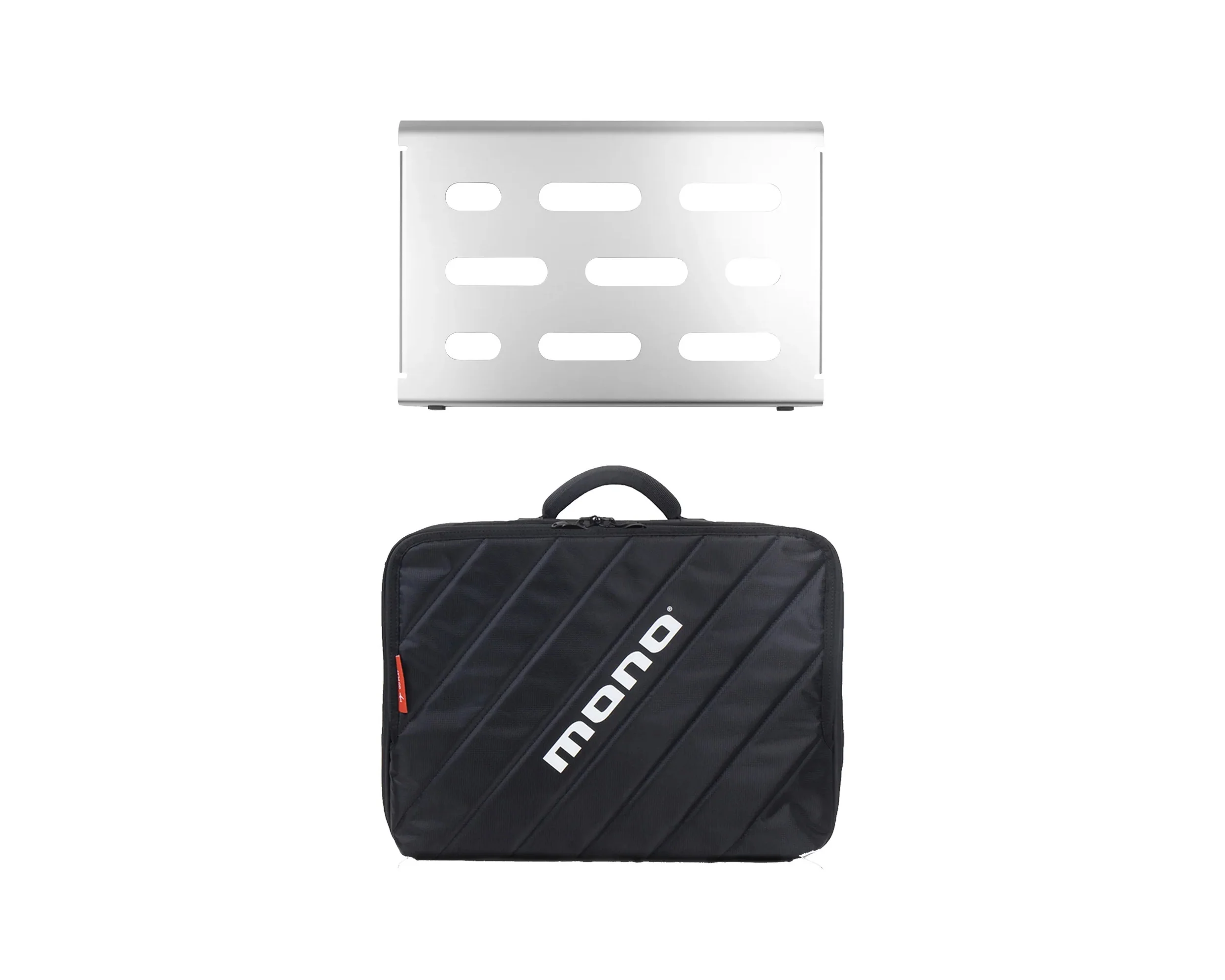 Mono Pedalboard Small Silver + Club 2.0 Accessory Case