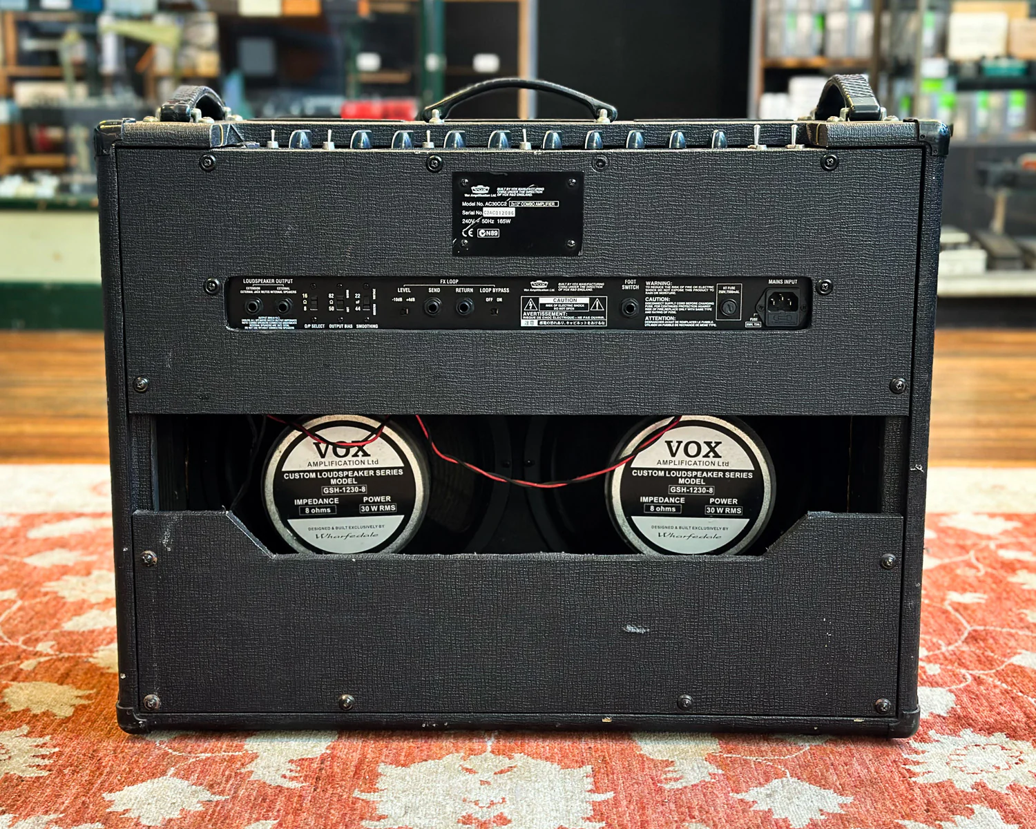 VOX AC30CC2 Custom Classic 30 Watt 2x12" Valve Combo Amplifier - Image 6