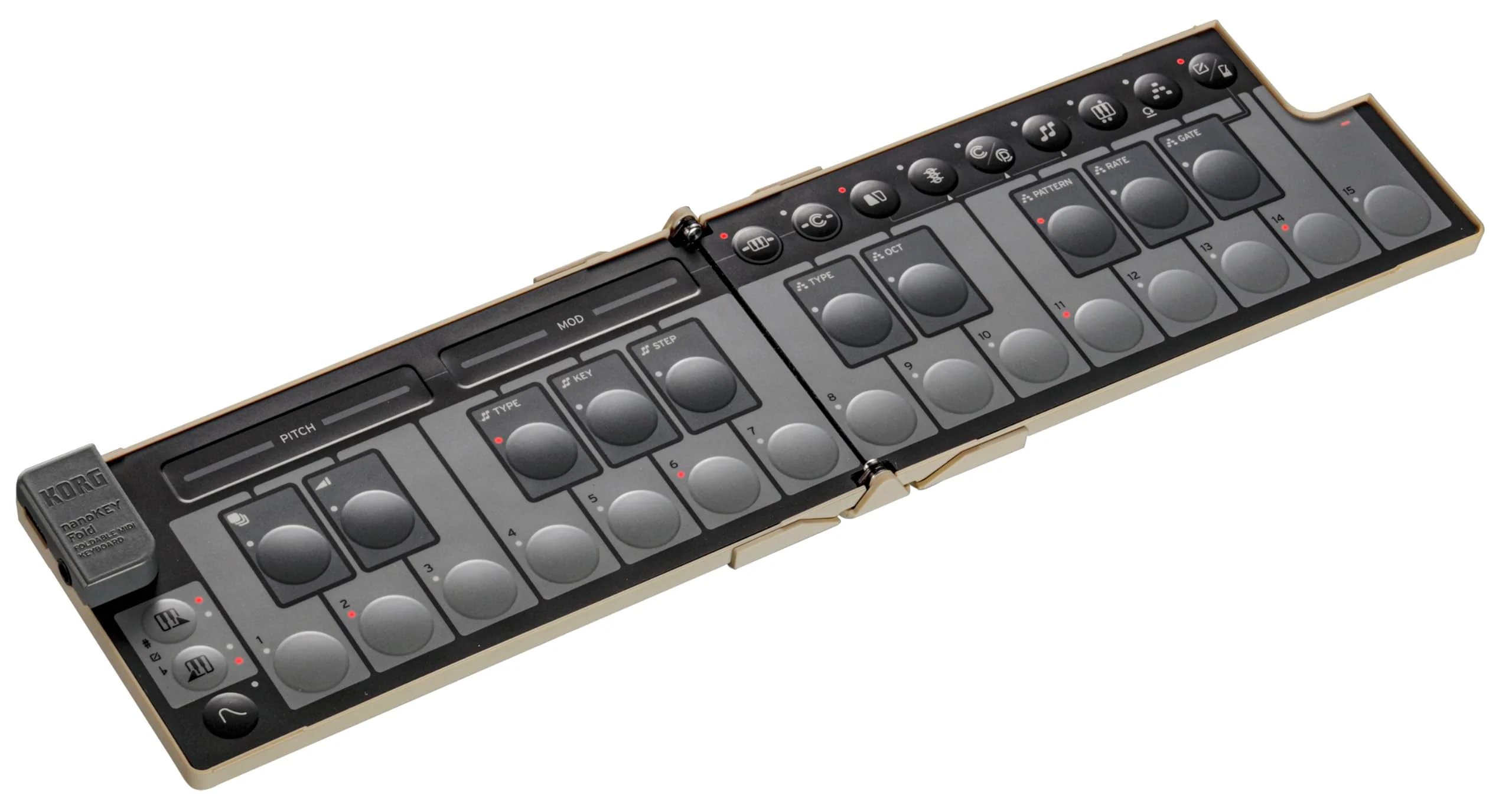 KORG nanoKEY Fold - Sand Beige - Image 4