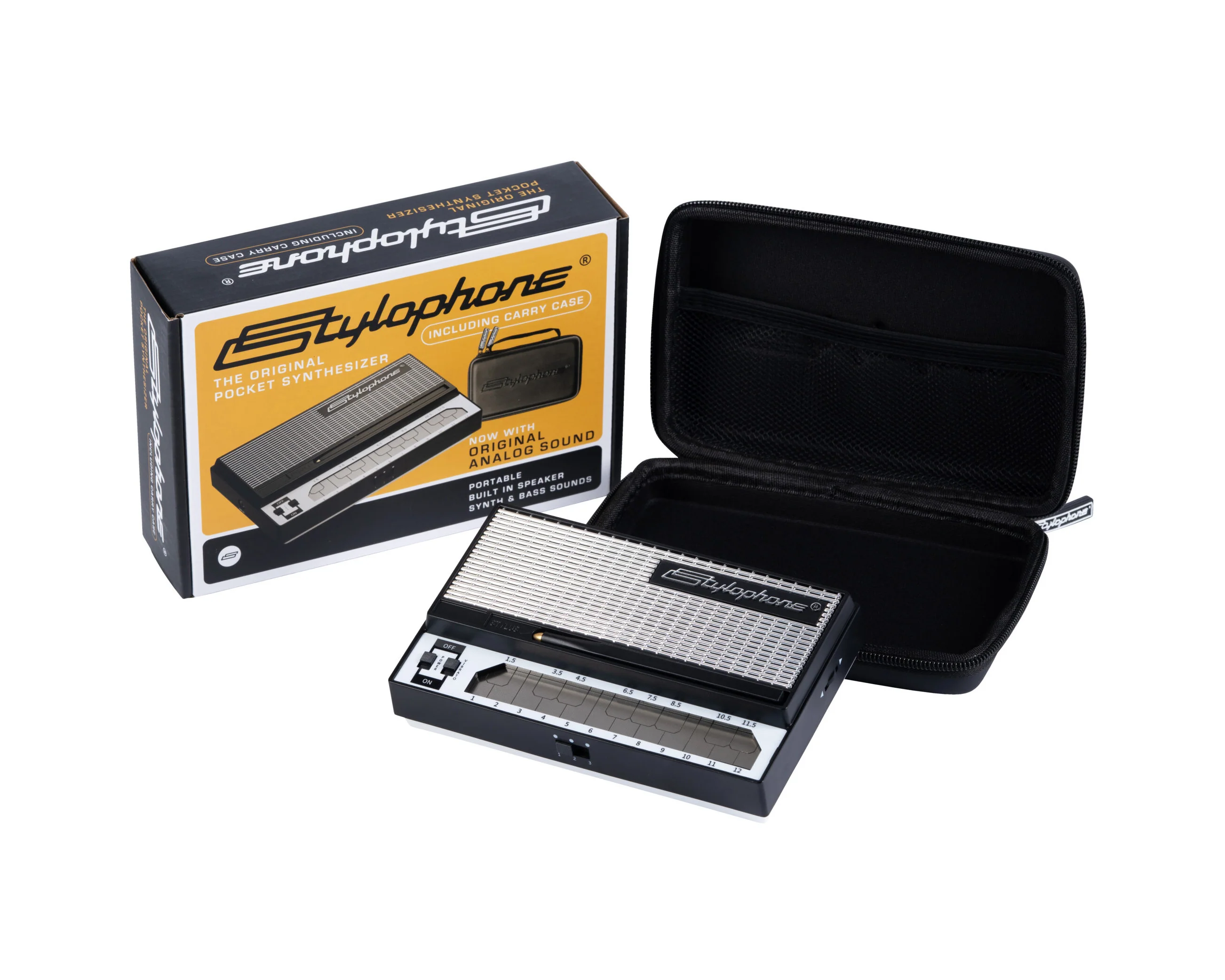 Dübreq Stylophone S-1 The Original Pocket Synthesizer including Carry Case