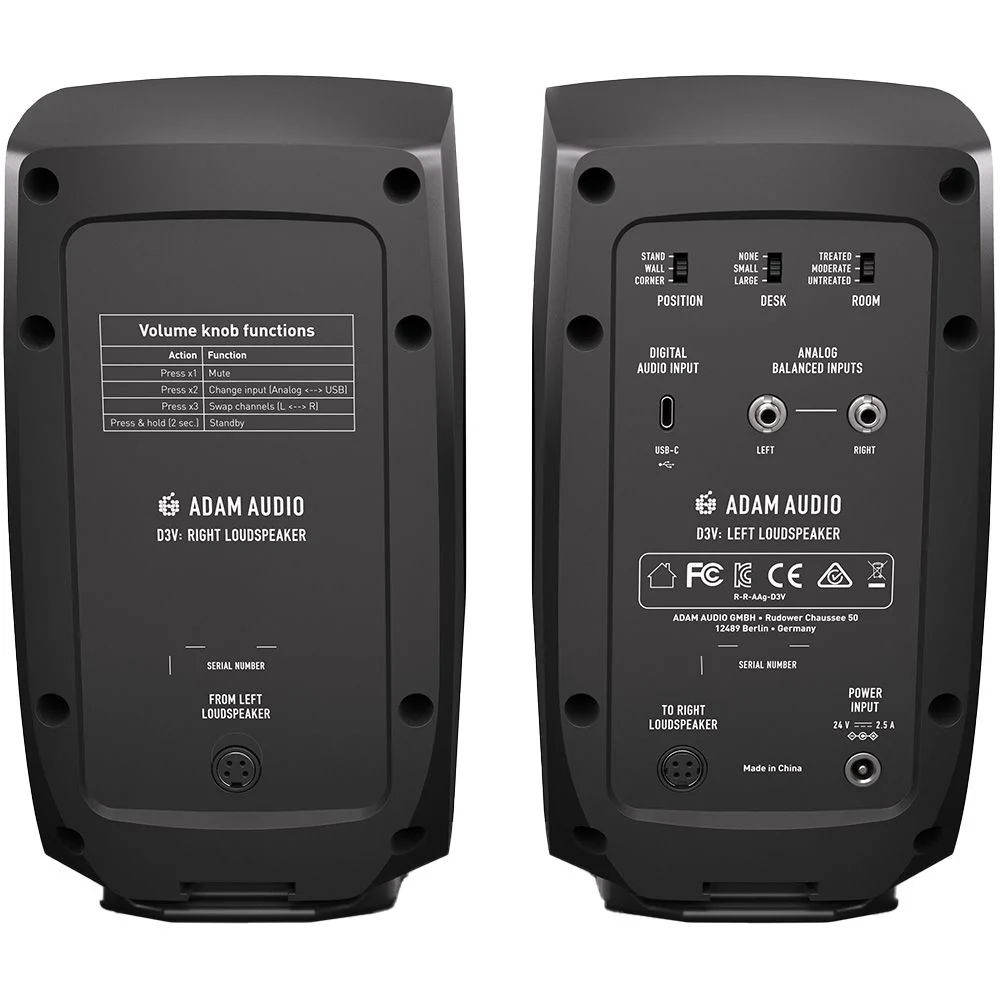 Adam D3V - Black (Pair) - Image 2