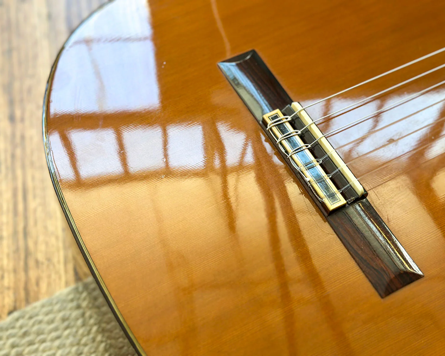 Made in Japan Fender FC-30 Classical Guitar - Solid Rosewood Back & Sides - Image 11