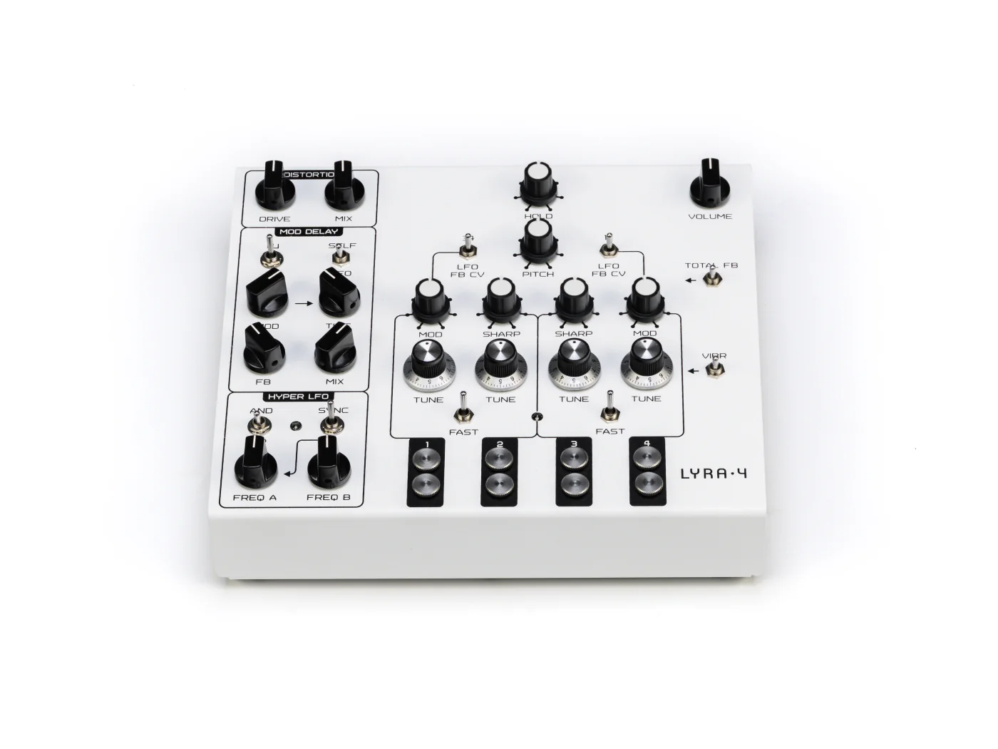 Soma Laboratory Lyra-4 Organismic Synthesizer - White Angel - Image 4