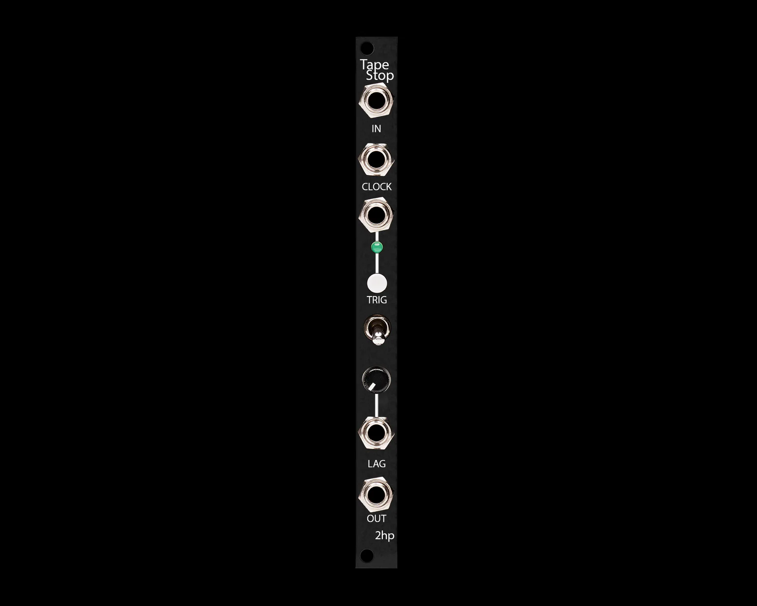 2hp Tape Stop - Black