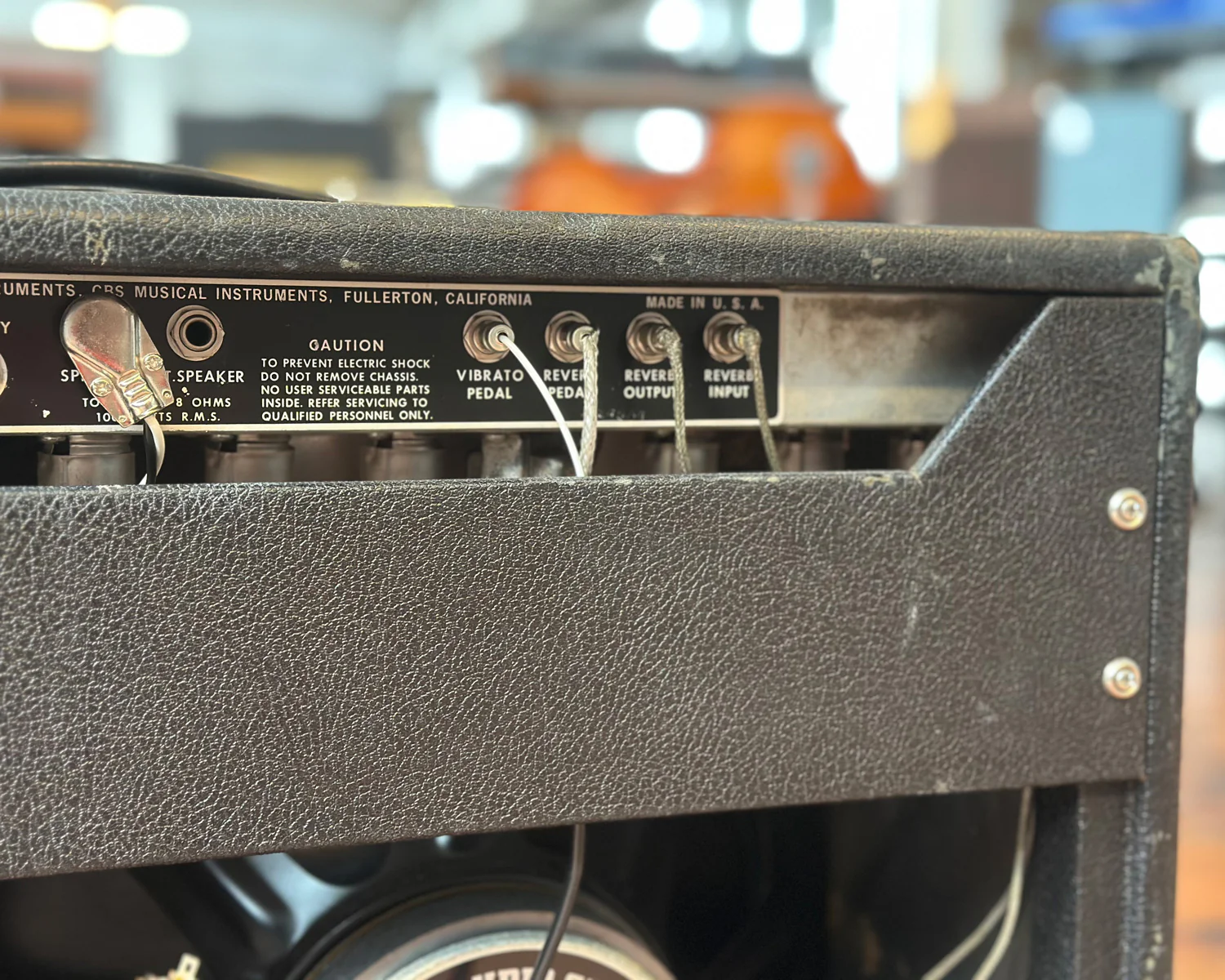 Fender Vibrosonic Reverb 100 Watt 1x15" Valve Combo - Image 9