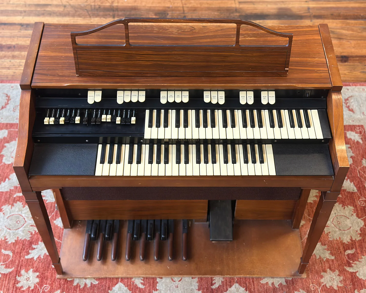 1960s Hammond L-112 Tonewheel Organ - Made in USA - Image 2