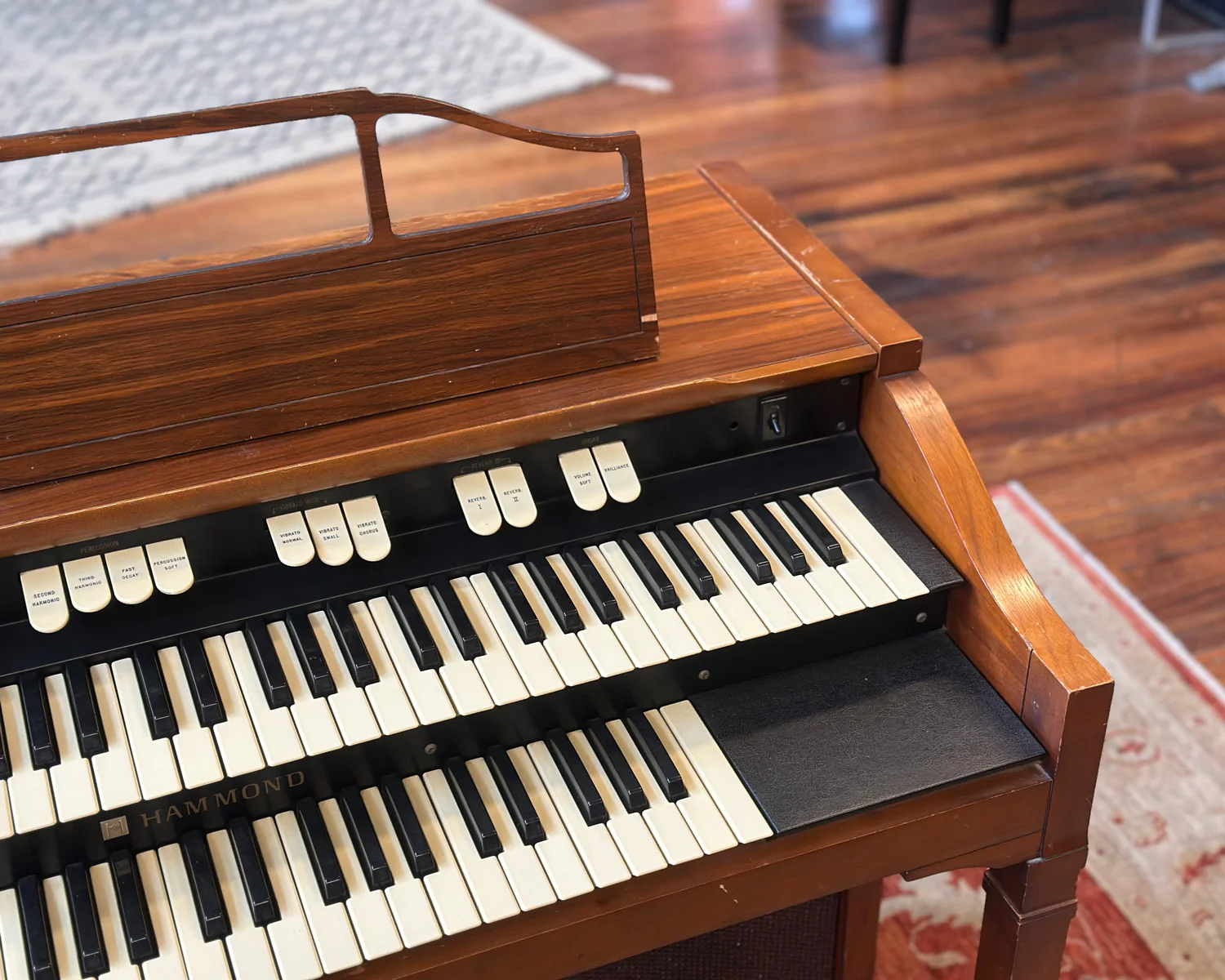 1960s Hammond L-112 Tonewheel Organ - Made in USA - Image 8