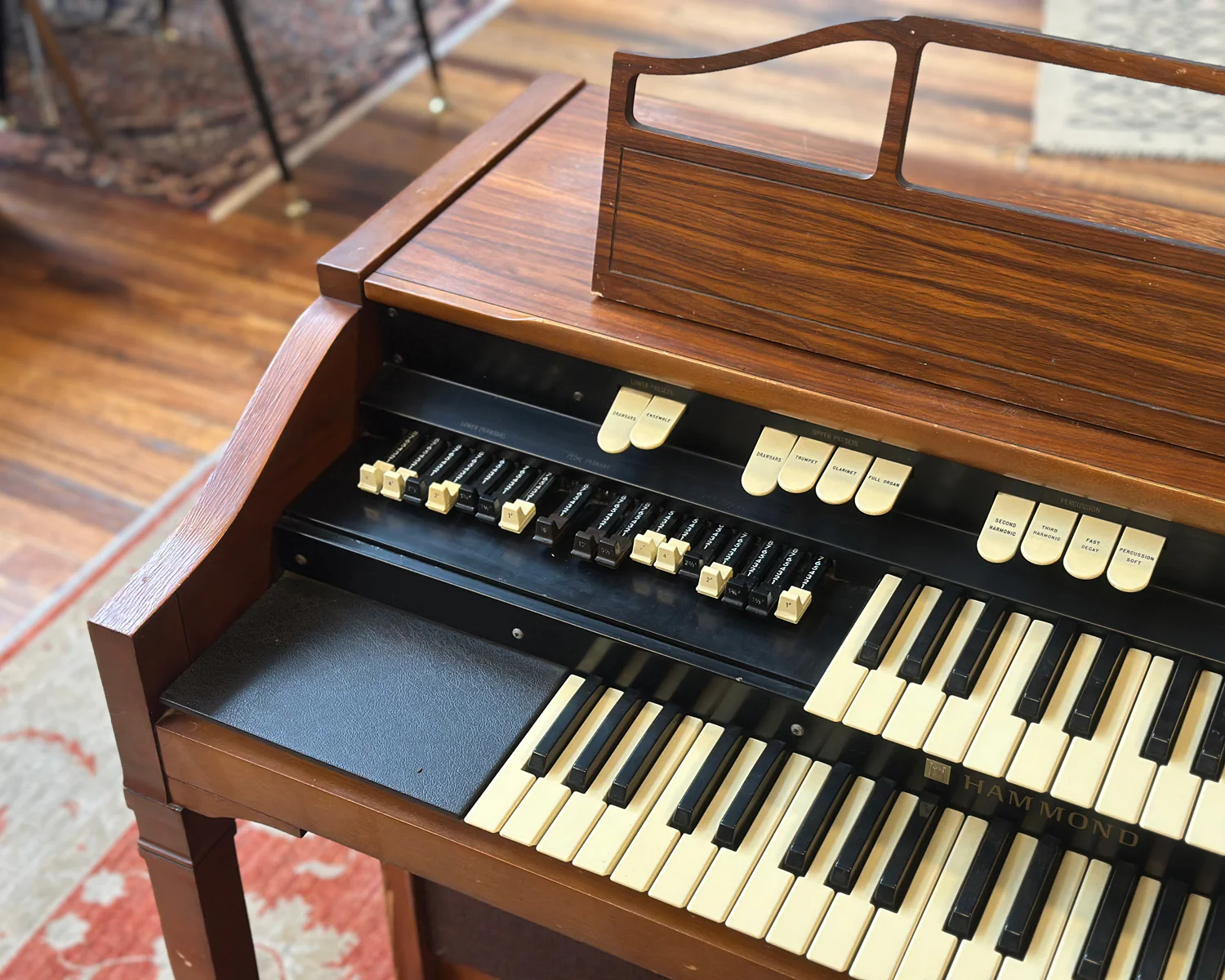 1960s Hammond L-112 Tonewheel Organ - Made in USA - Image 9