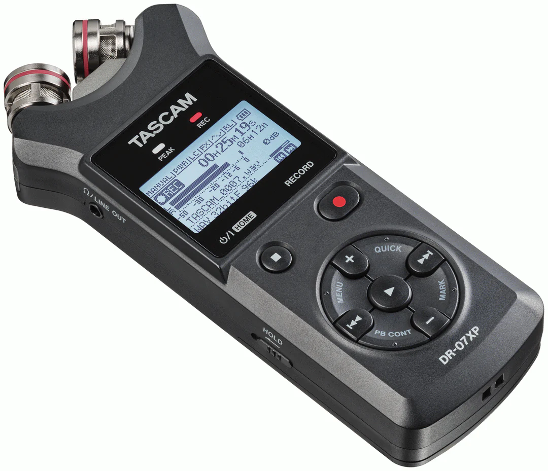 Tascam DR-07XP 2-Channel 32-Bit Float Handheld Recorder - Image 2