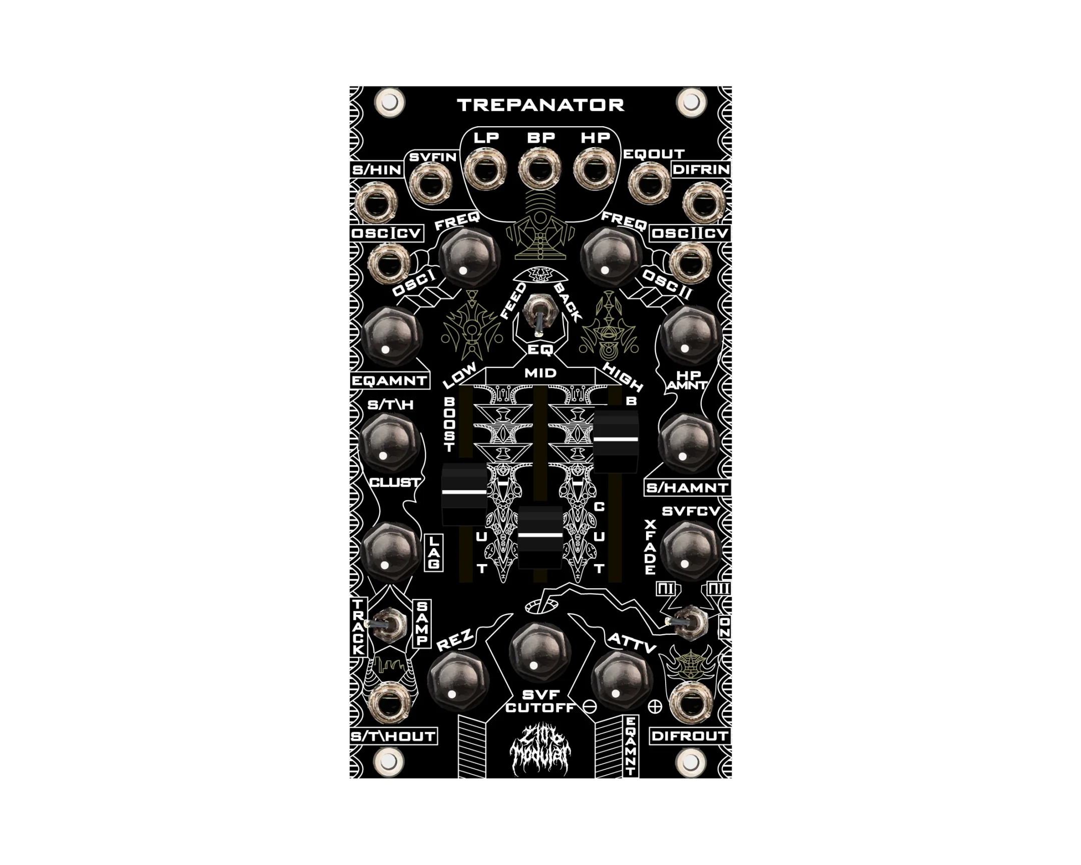 Żłob Modular Trepanator Experimental Synth Voice Module