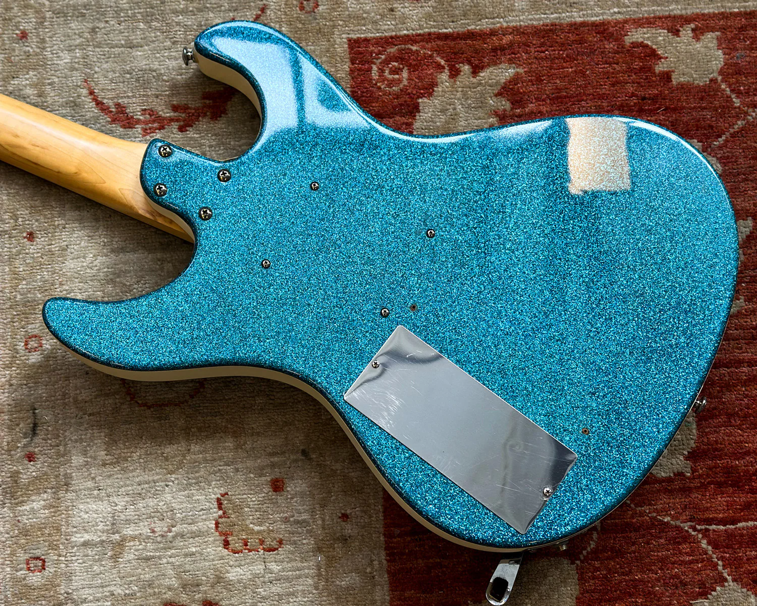 1999 Danelectro Hodad - Blue Sparkle w/Danelectro Vibrato - Image 3