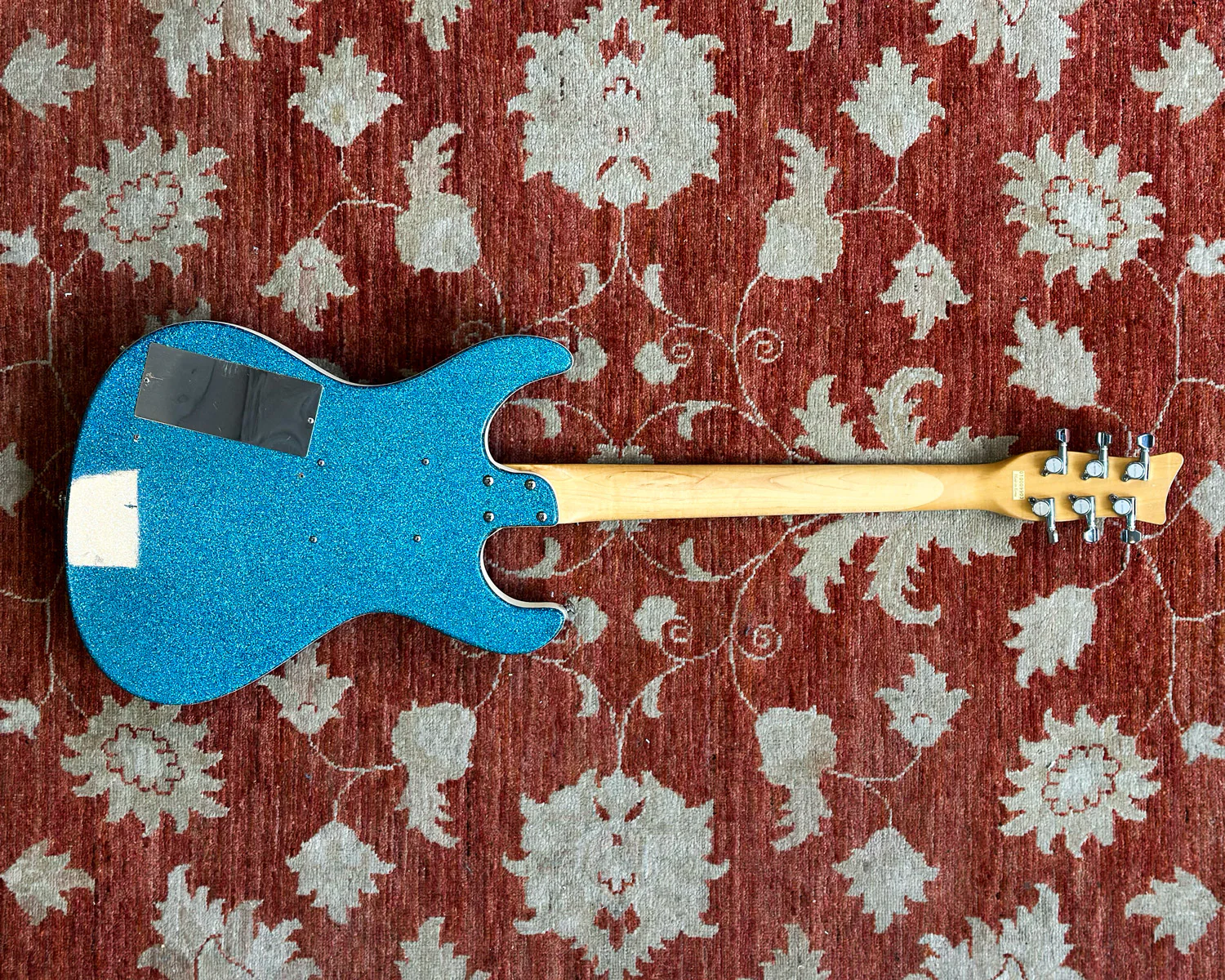 1999 Danelectro Hodad - Blue Sparkle w/Danelectro Vibrato - Image 4