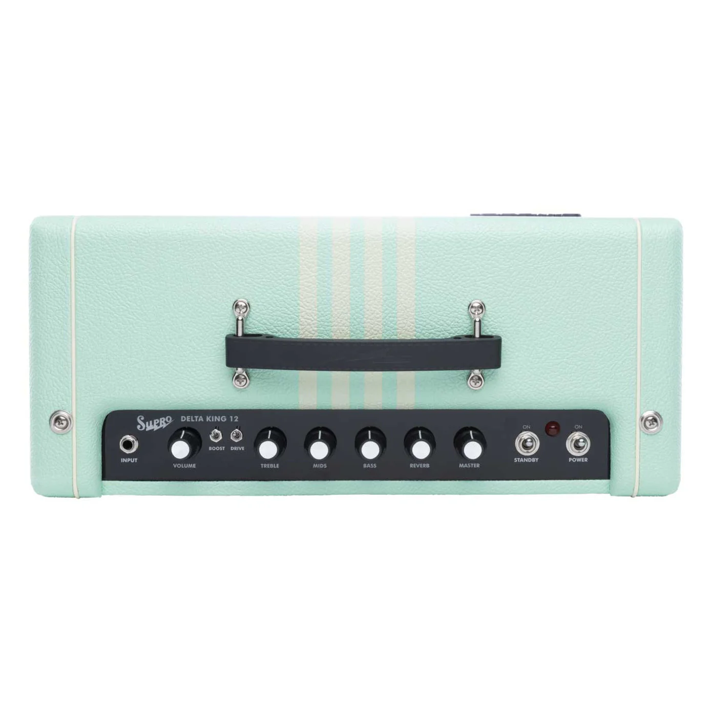 Supro Delta King 12 Guitar Amplifier - Seafoam/Cream - Image 4