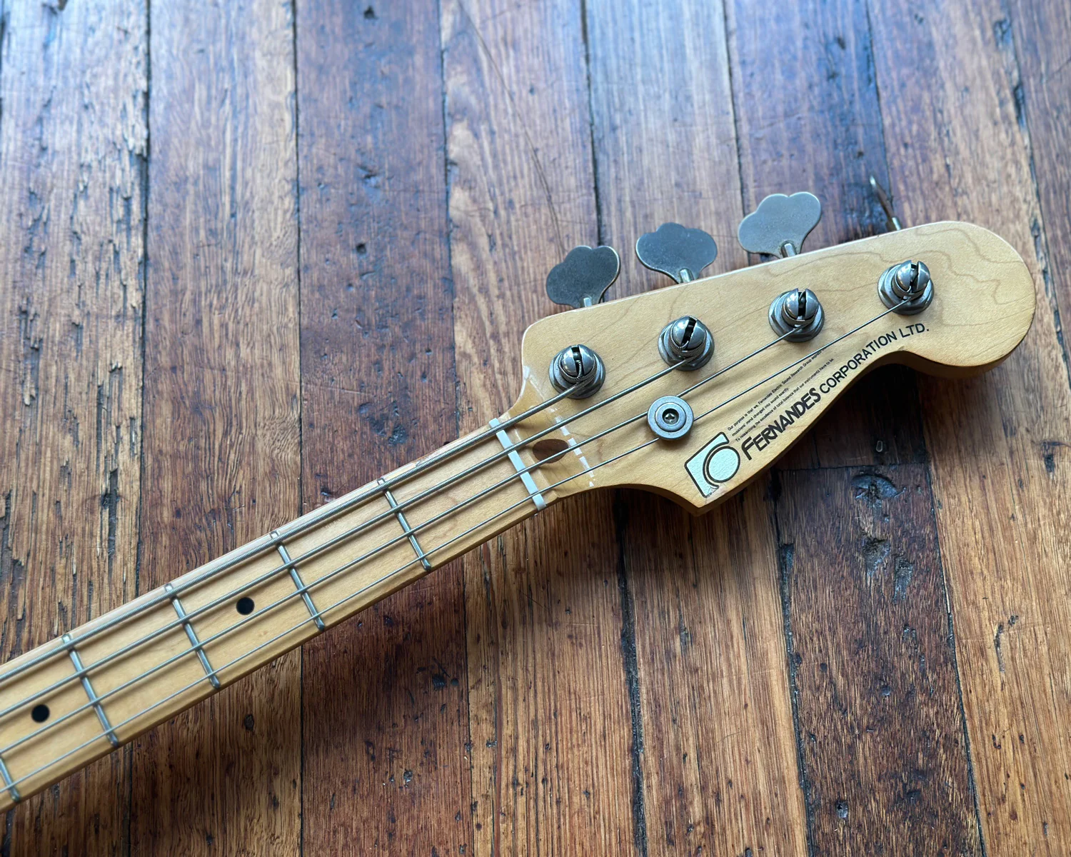 Fernandes FPB-55N Precision Bass Stone Logo - Image 2