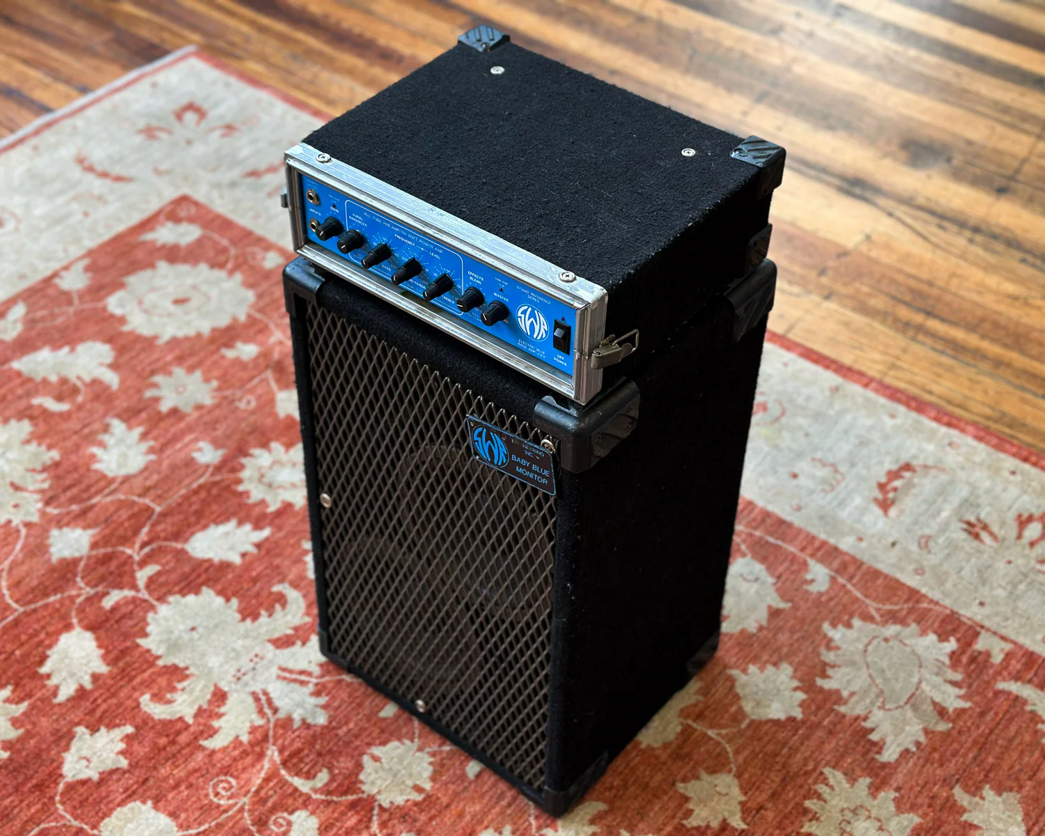 SWR Electric Blue 160 Watt Head With 2x10" Baby Blue Monitor - Image 5