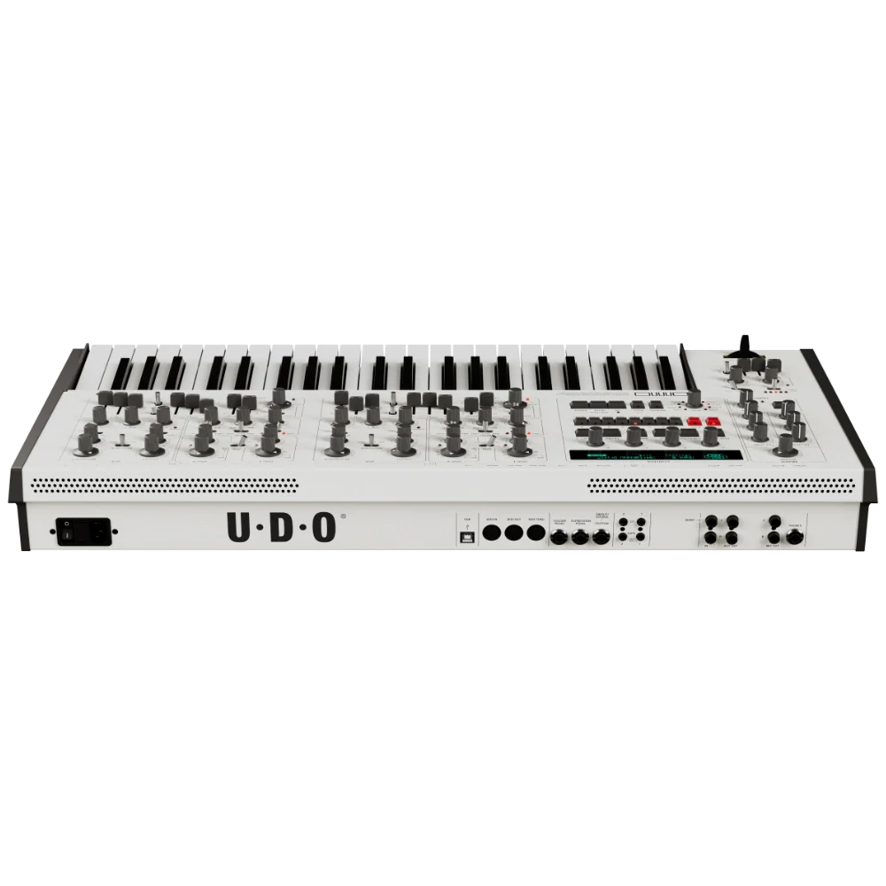 UDO DMNO 8-Voice Dual Timbre Synthesizer - White - Image 3