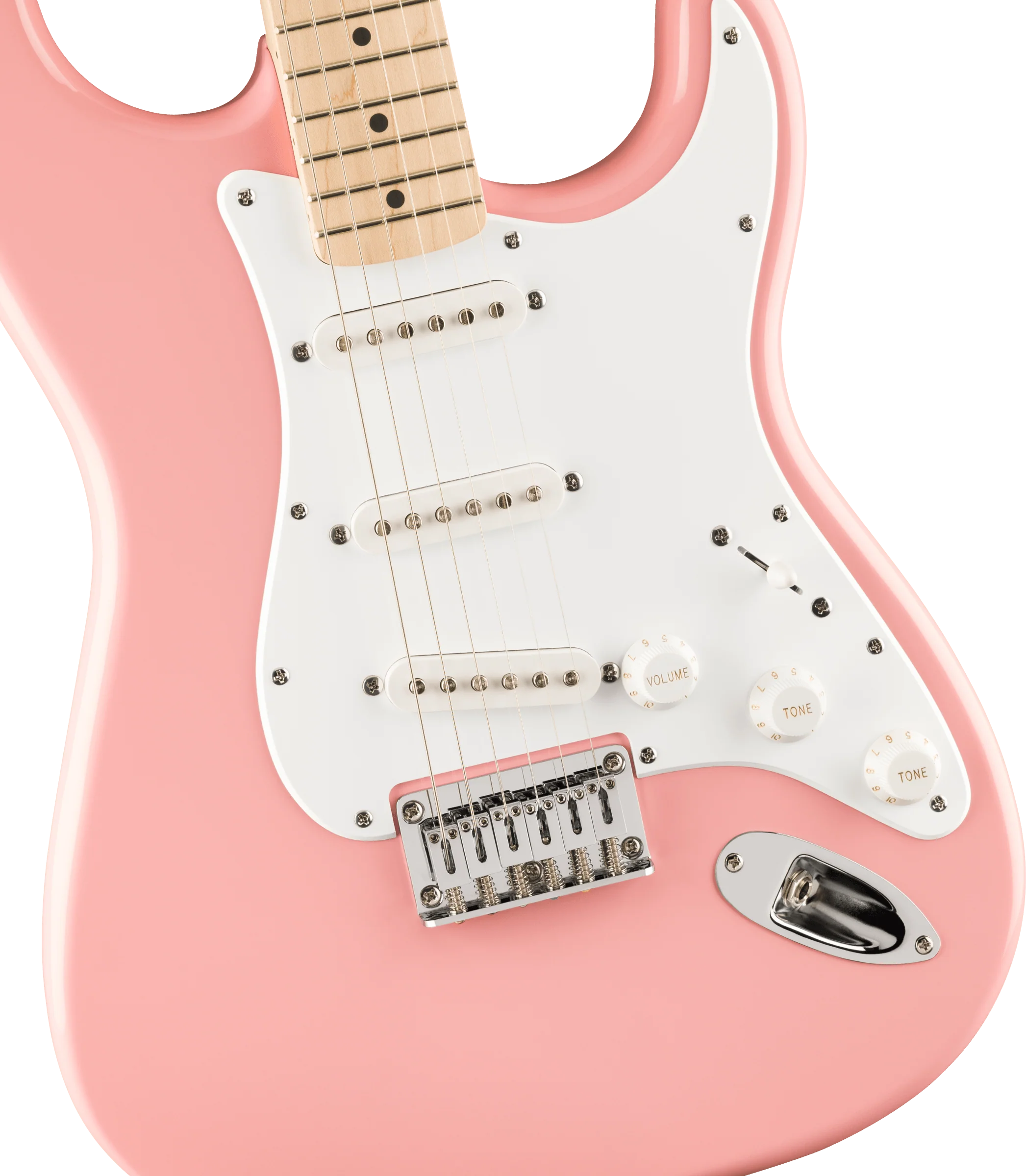 Fender Squier FSR Squier Sonic Stratocaster HT - Shell Pink - Image 6
