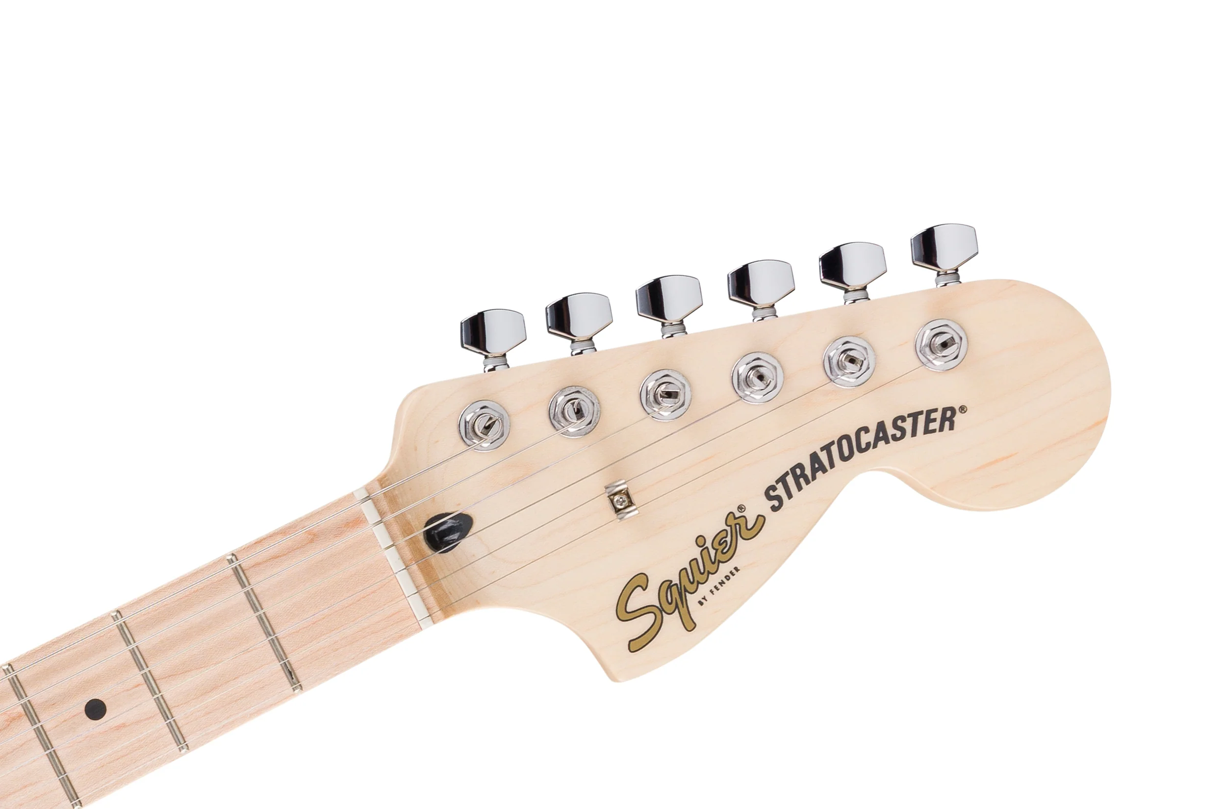 Fender Squier FSR Affinity Series Stratocaster HSS Maple Fingerboard Black Pickguard White Plastic Parts Graffiti Yellow - Image 4