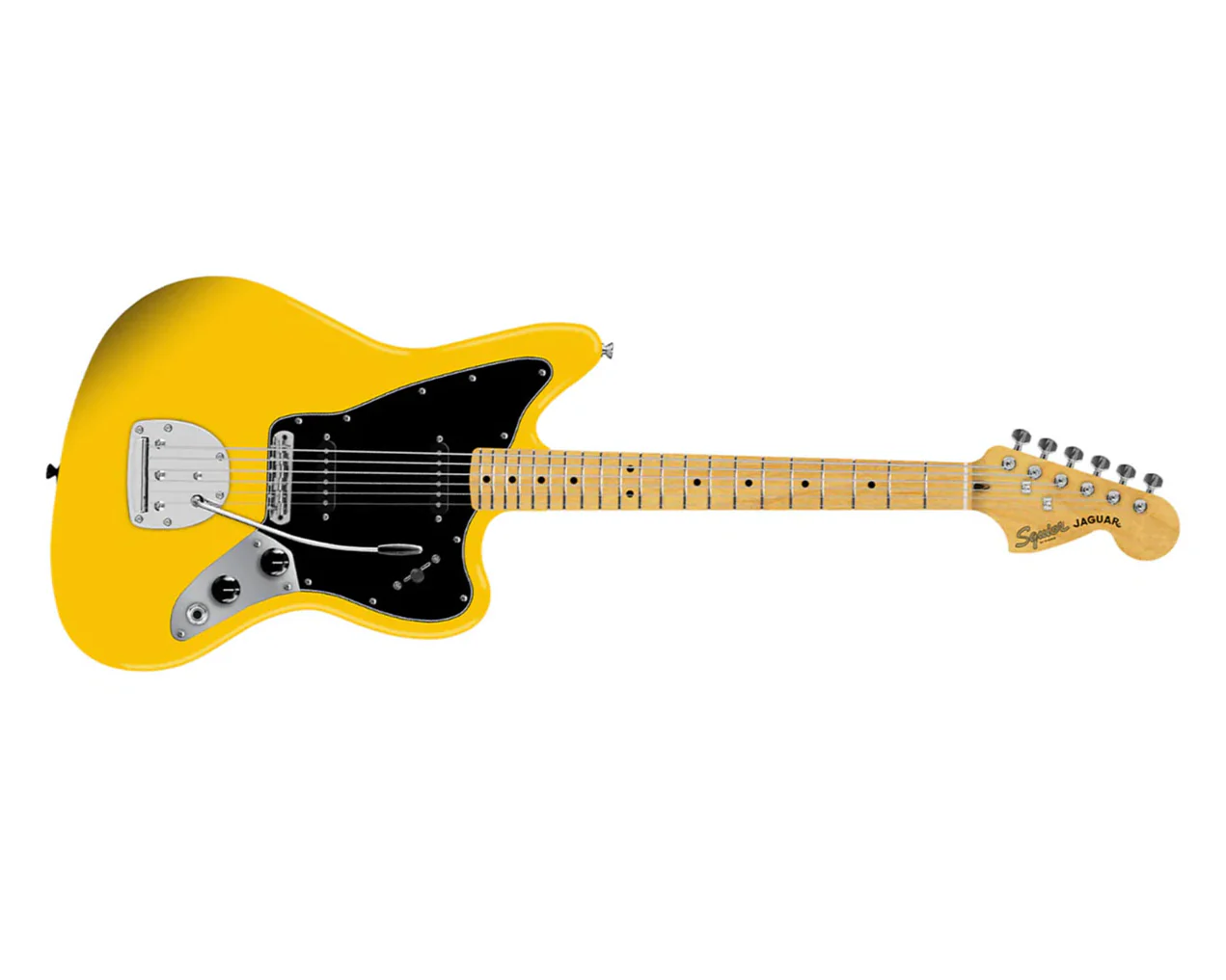 Fender Squier Fender Squier FSR Affinity Series Jaguar - Graffiti Yellow - Image 2