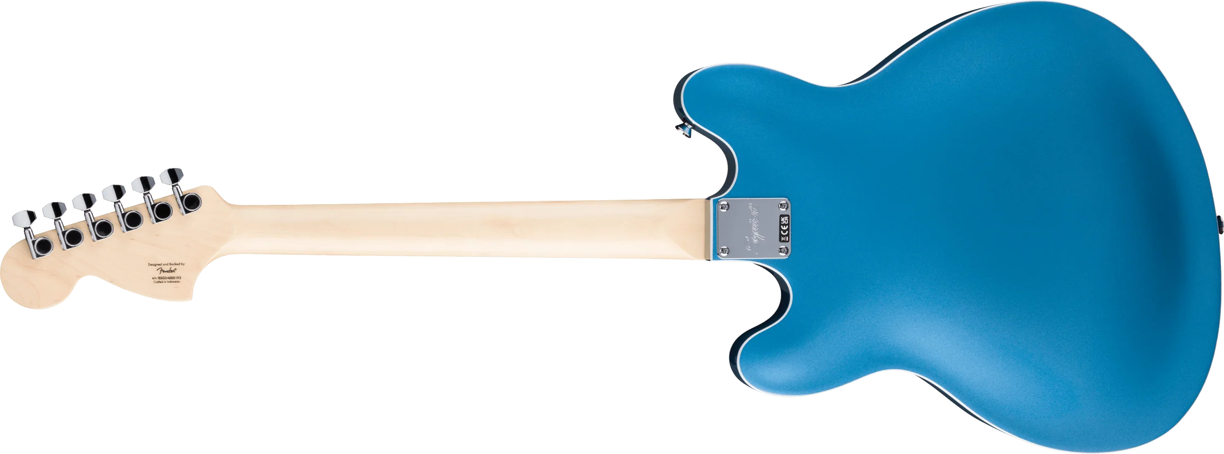Fender Squier FSR Affinity Series Starcaster Deluxe - Lake Placid Blue - Image 5