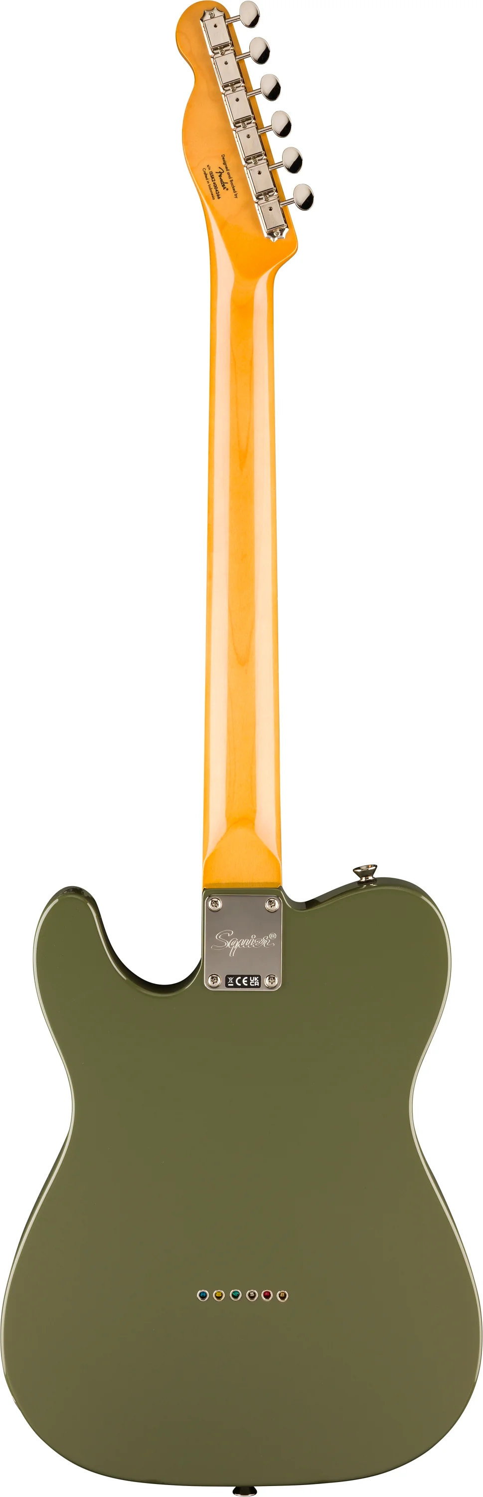 Fender Squier FSR Classic Vibe '60s Telecaster Thinline - Antique Olive - Image 3