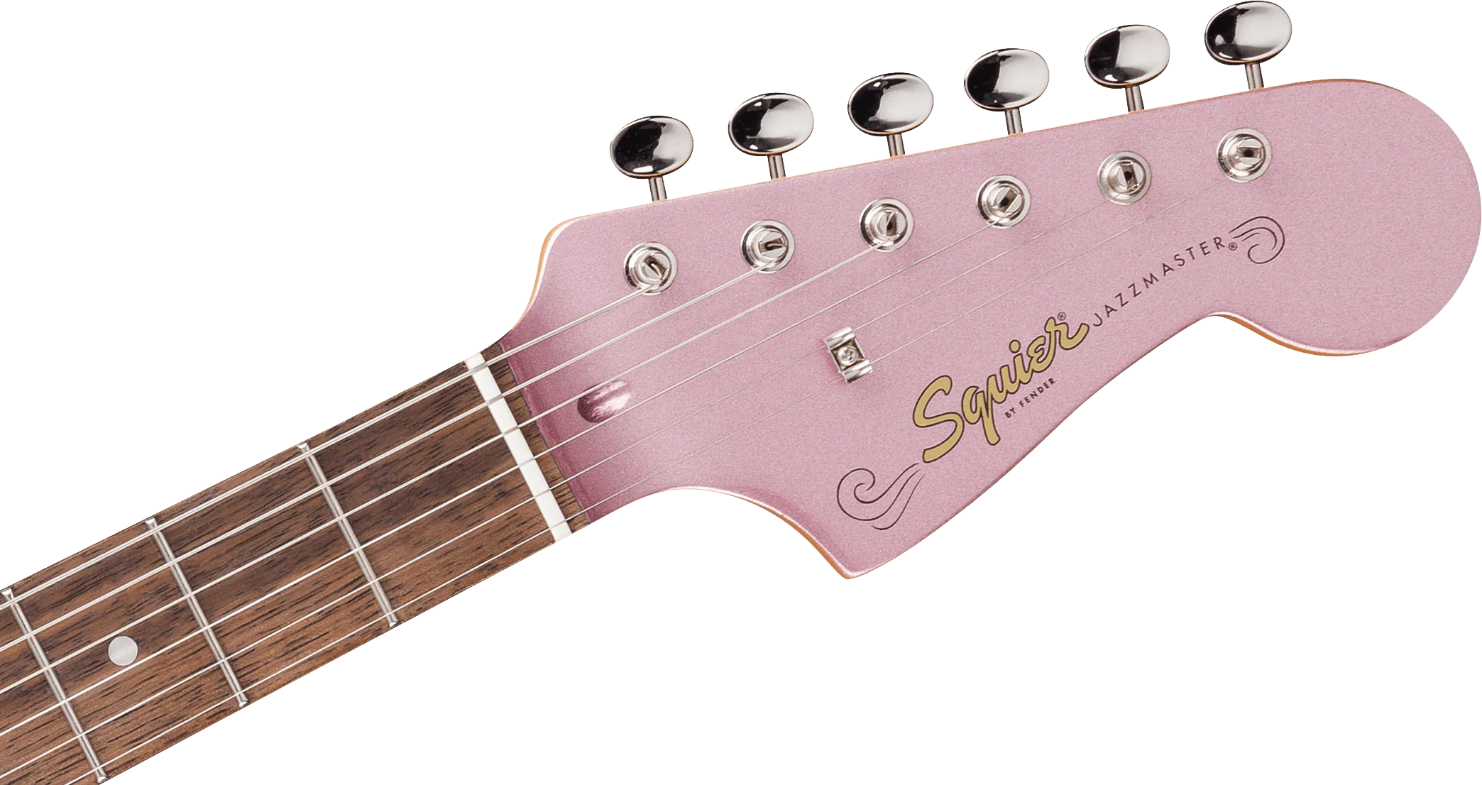 Fender Squier FSR Classic Vibe '60s Jazzmaster Laurel Fingerboard Tortoiseshell Pickguard Matching Headstock Burgundy Mist Metallic - Image 4