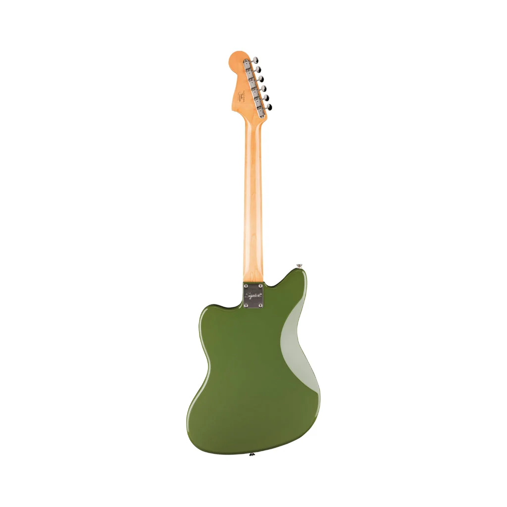 Fender Squier FSR Classic Vibe '60s Jazzmaster - Antique Olive w/Matching Headstock - Image 3