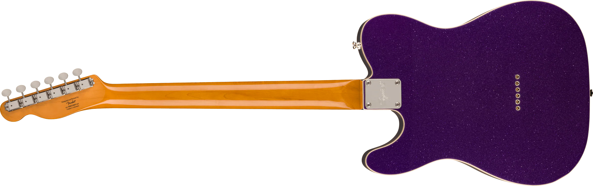 Fender Squier Classic Vibe Baritone Custom Telecaster - Purple Sparkle - Image 5