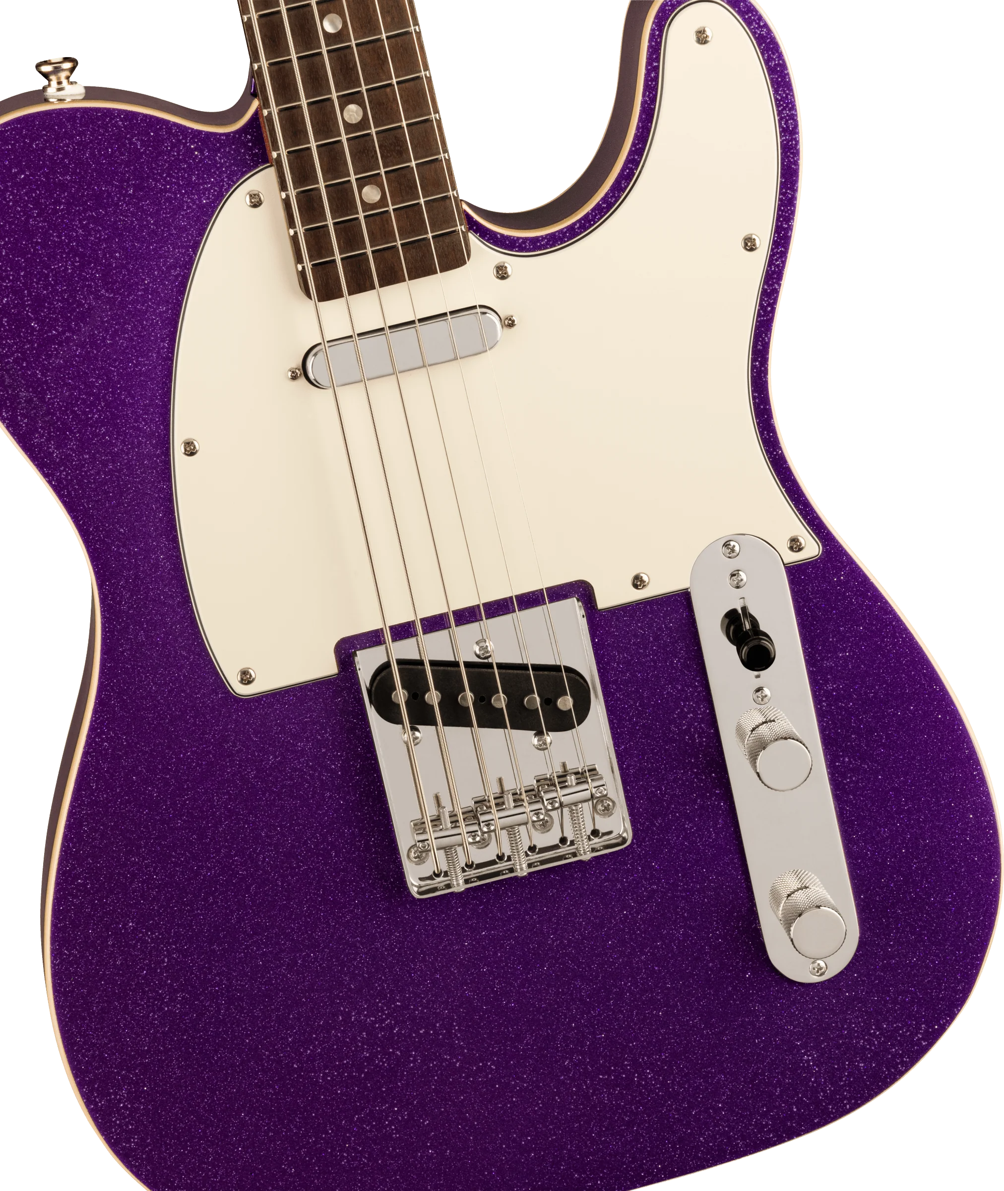 Fender Squier Classic Vibe Baritone Custom Telecaster - Purple Sparkle - Image 6