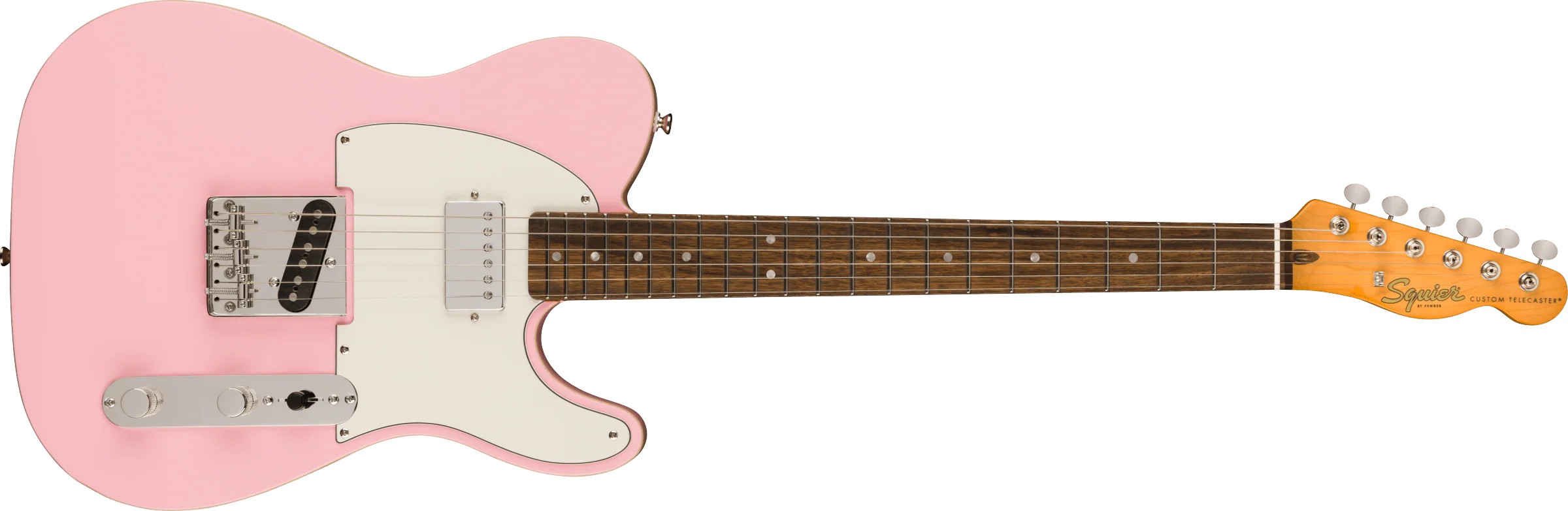Fender Squier FSR Classic Vibe '60s Custom Telecaster Laurel Fingerboard Shell Pink - Image 4