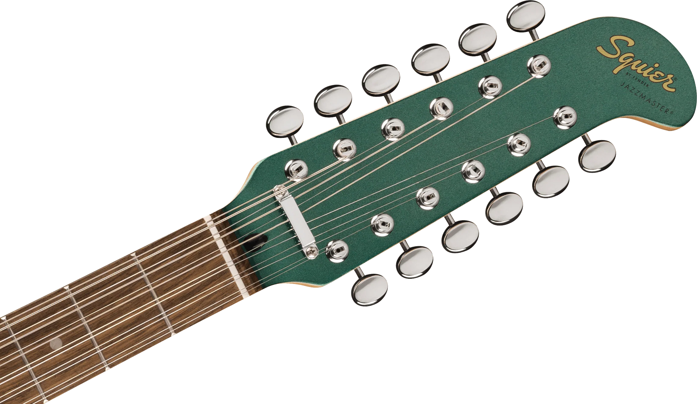 Fender Squier FSR Paranormal Jazzmaster XII - Sherwood Green w/Matching Headstock - Image 2