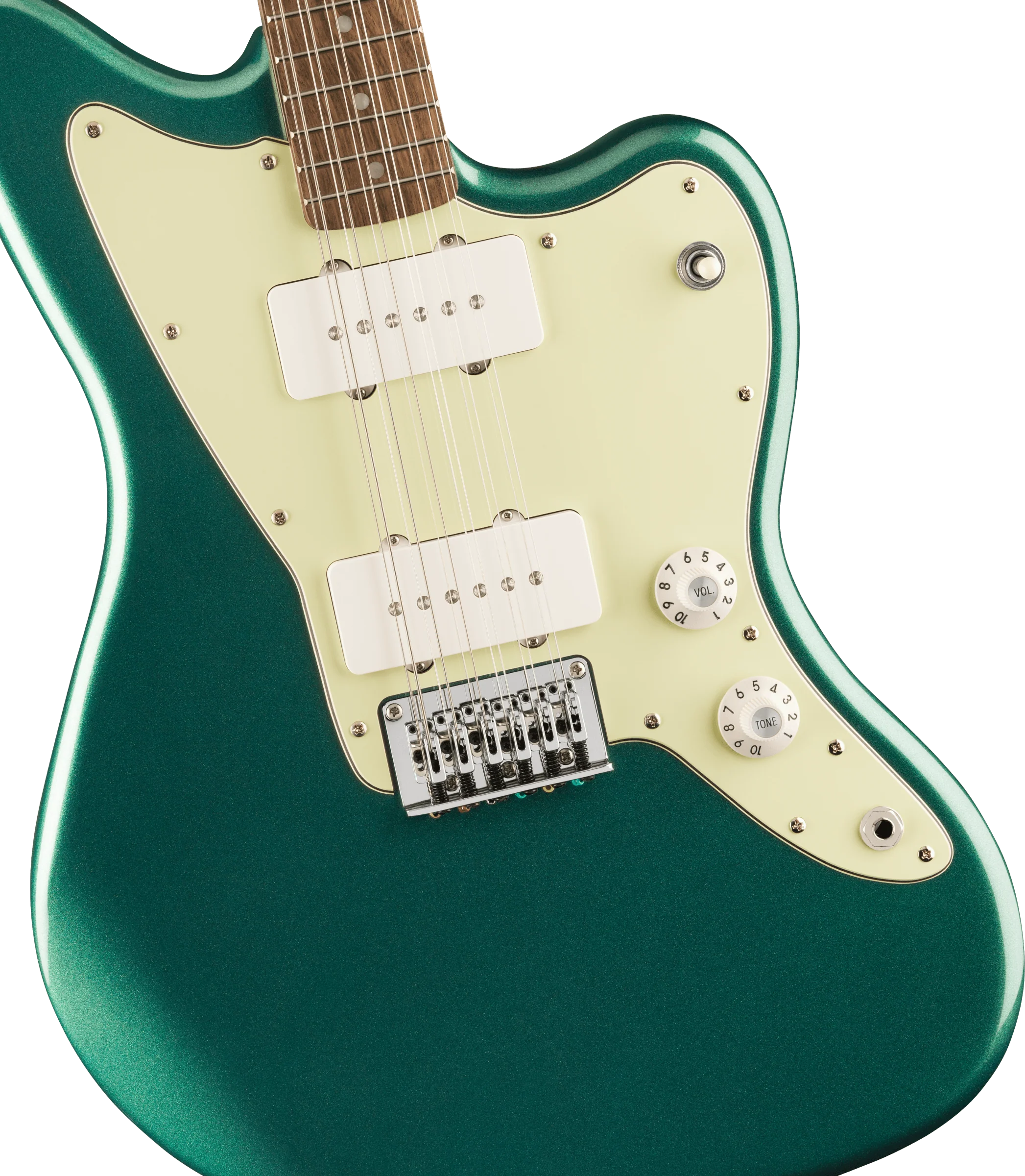 Fender Squier FSR Paranormal Jazzmaster XII - Sherwood Green w/Matching Headstock - Image 6