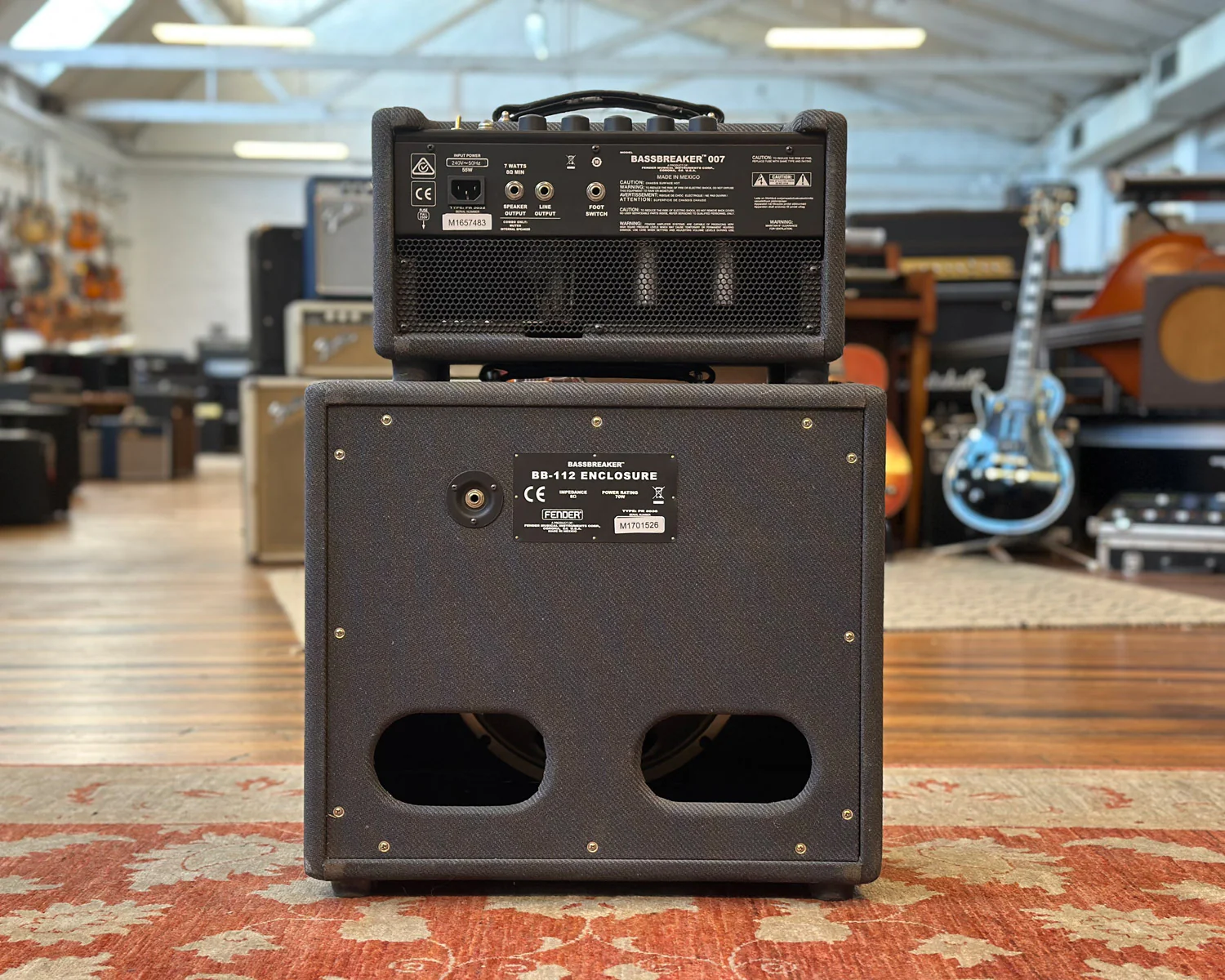 Fender Bassbreaker 007 Head & Matching BB-112 Cabinet - Image 4