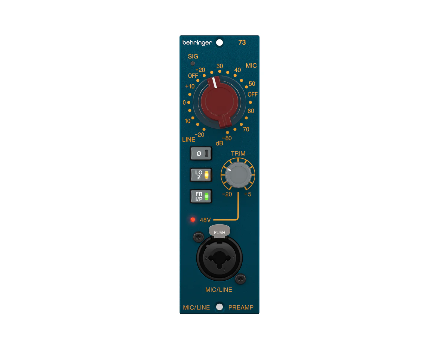 Behringer 73 Legendary Mic Pre 500 Series