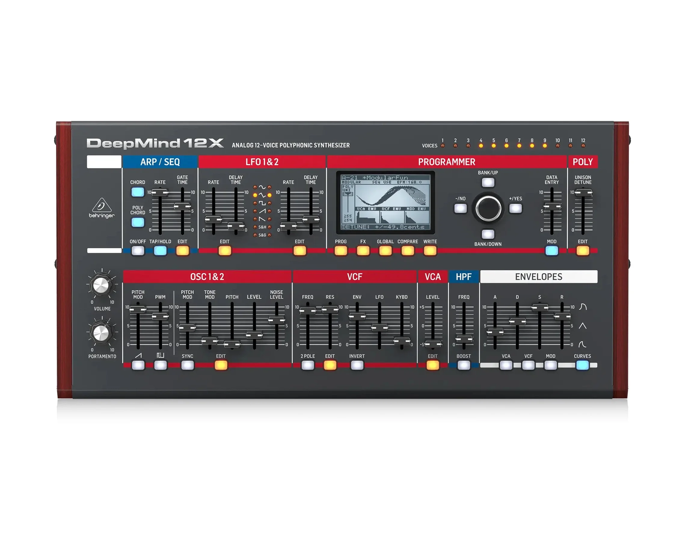 Behringer DEEPMIND 12XD True Analog 12-Voice Polyphonic Synth (Desktop Version)
