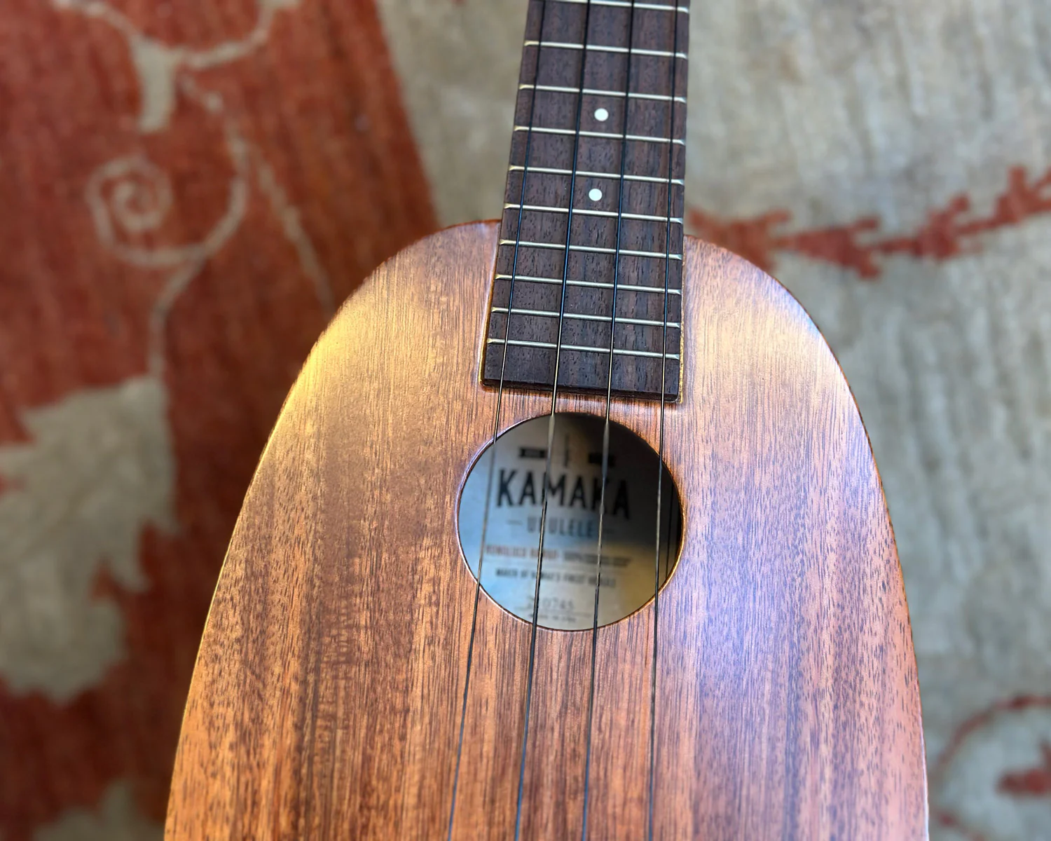 Kamaka HP-1 Standard Pineapple Ukulele - Image 6