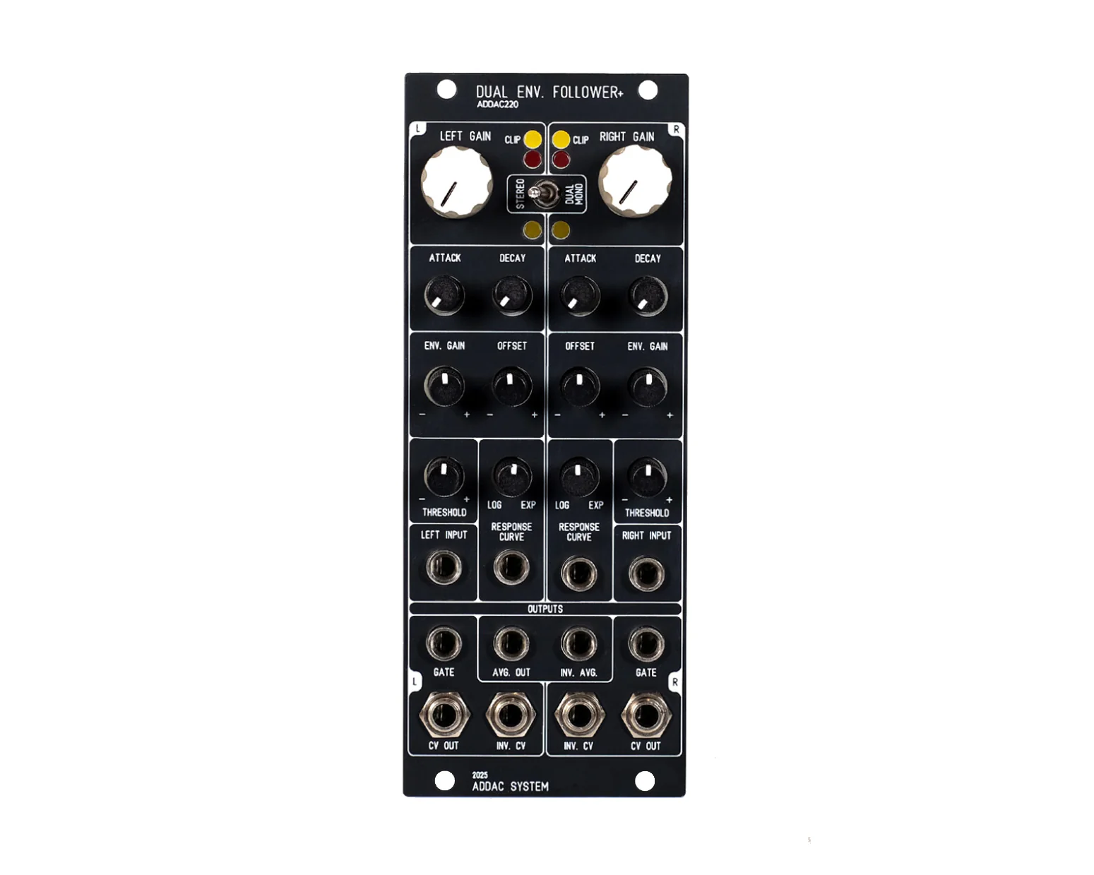 ADDAC System ADDAC220 Dual Envelope Follower+