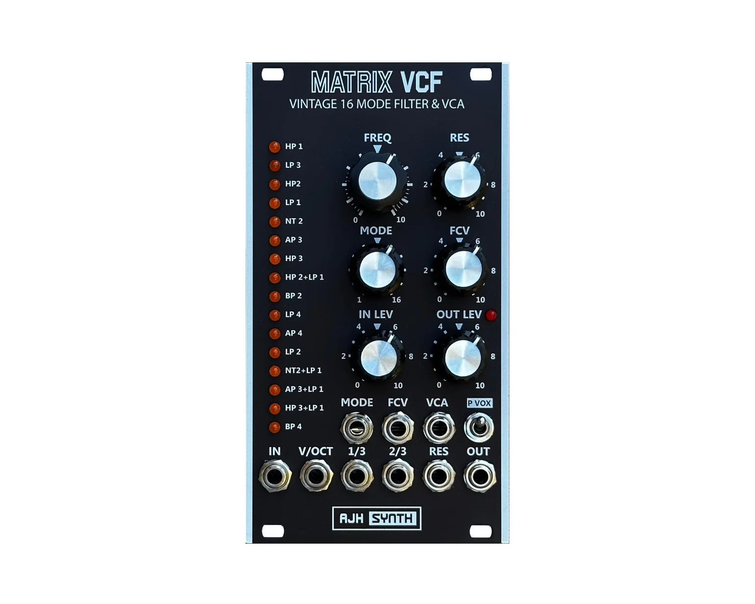 AJH Synth Matrix VCF 16 Mode Filter - Black